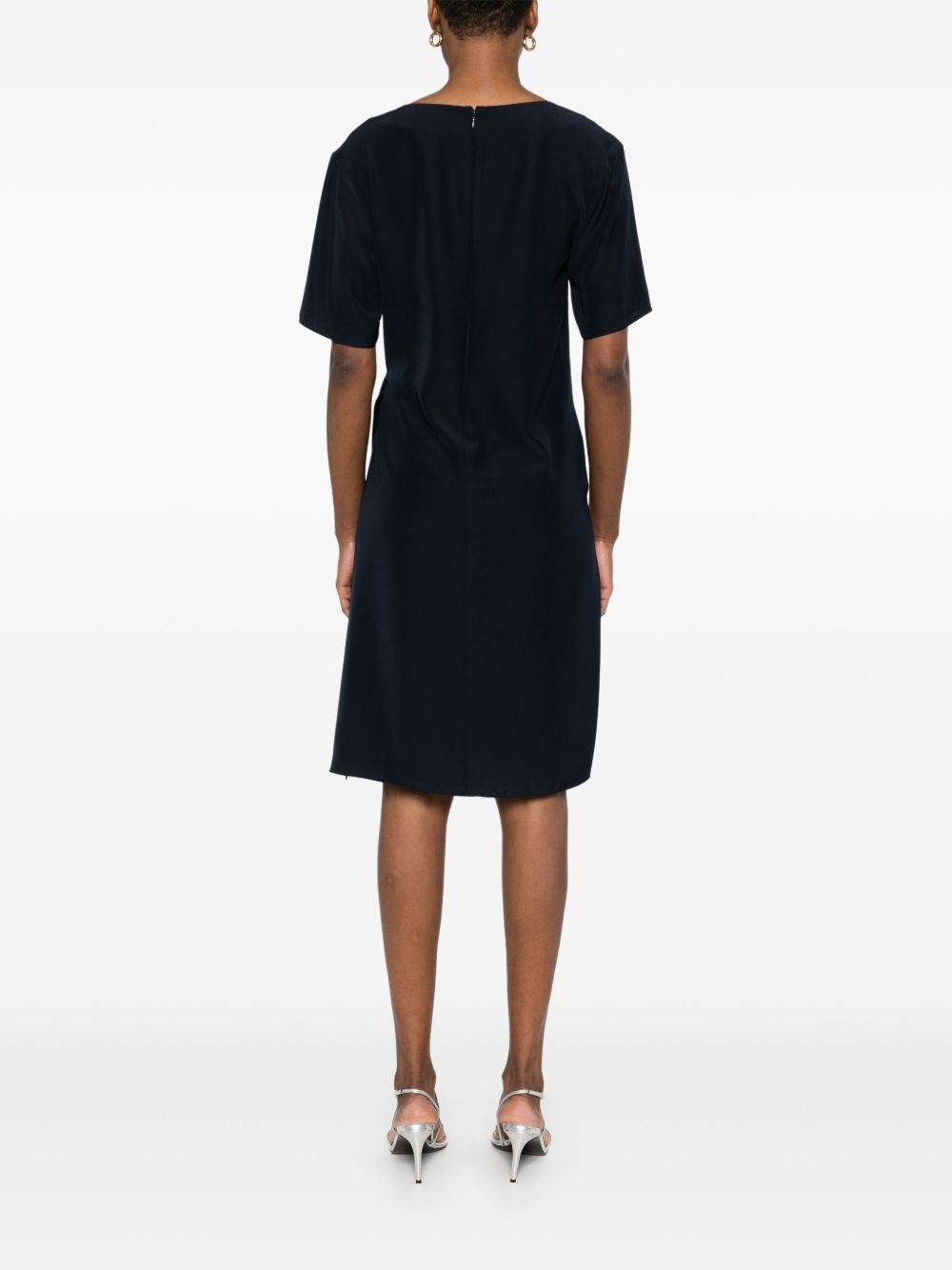 side-tie mini dress - 4
