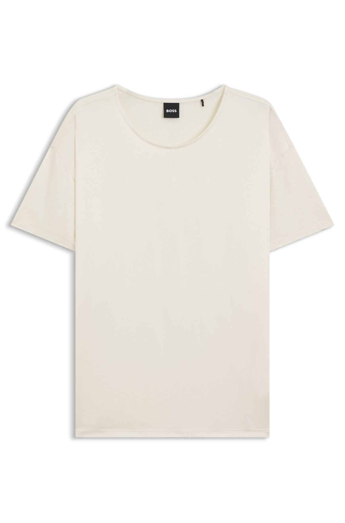 REGULAR-FIT JERSEY TOP WITH STRETCH-SILK FRONT - 1
