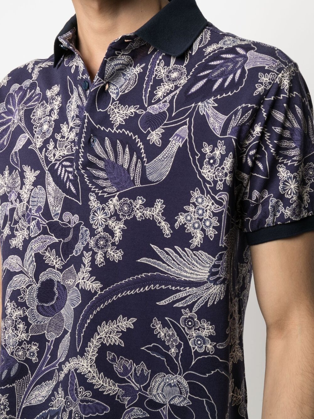 paisley-print polo shirt - 5