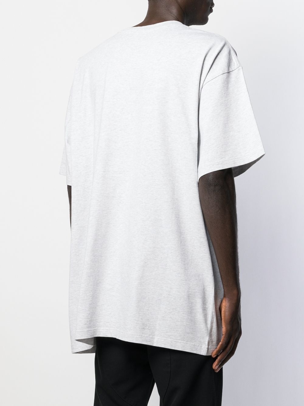 logo print oversized T-shirt - 4