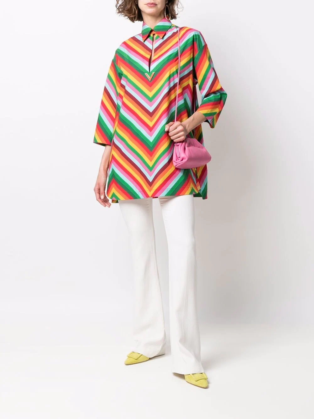 striped cotton blouse - 2