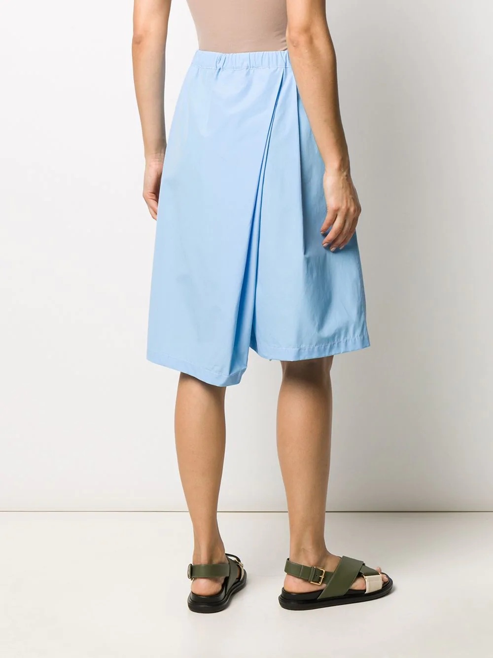 asymmetric drawstring skirt - 4