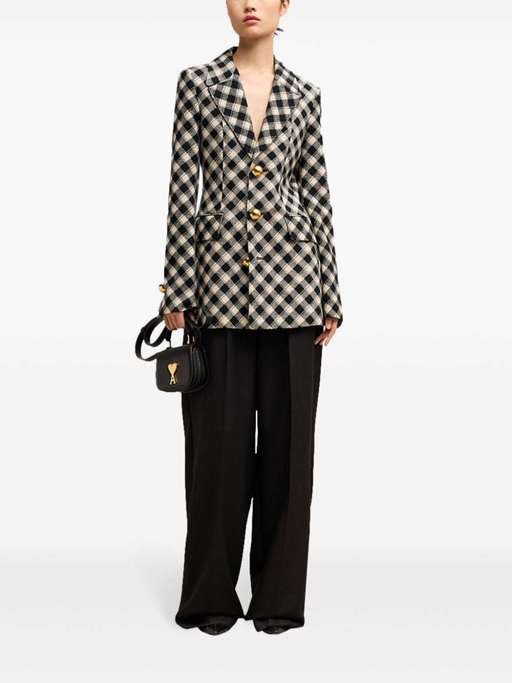 check-pattern jacket - 2