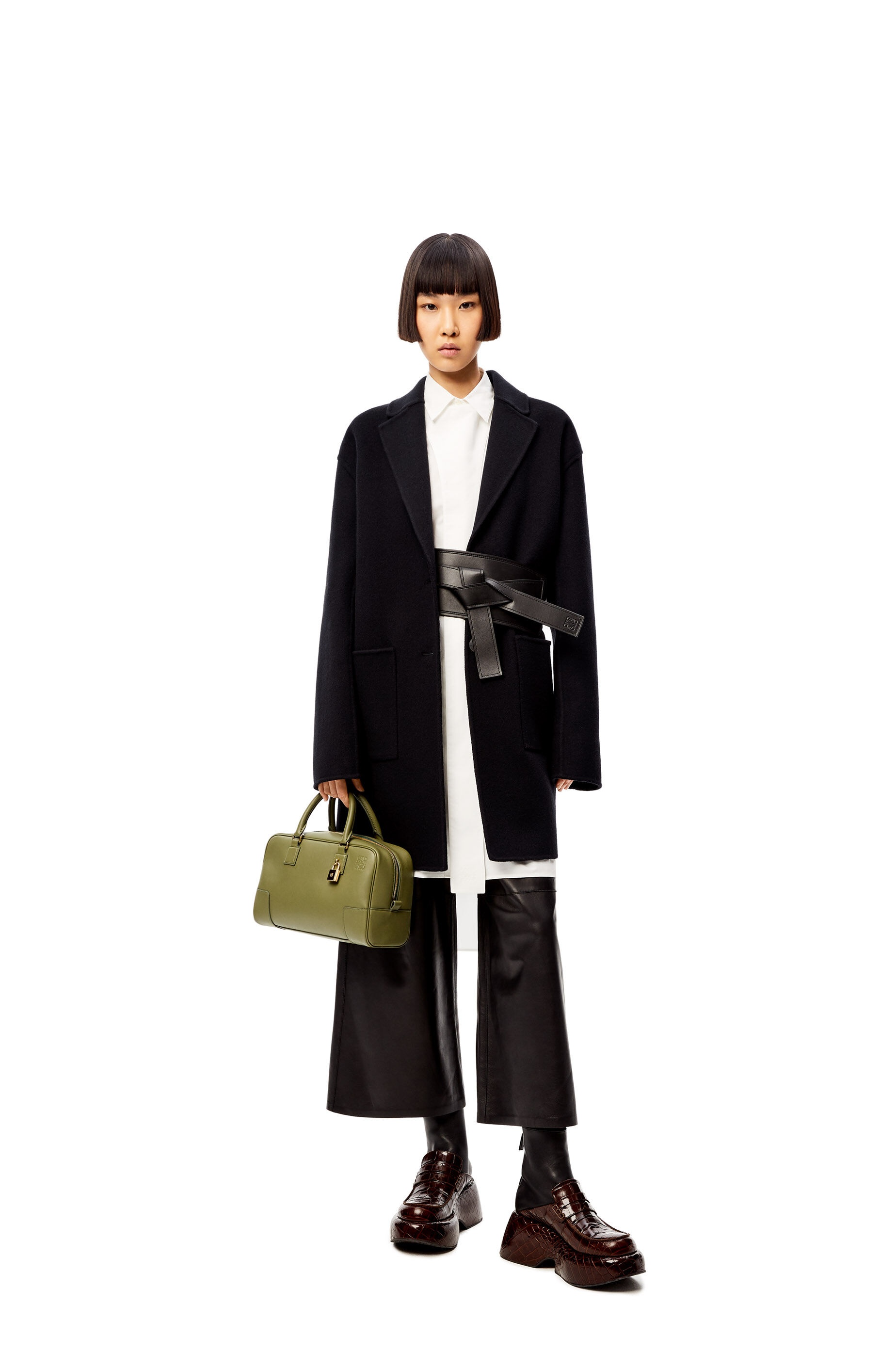 Slit jacket in wool and cashmere - 2