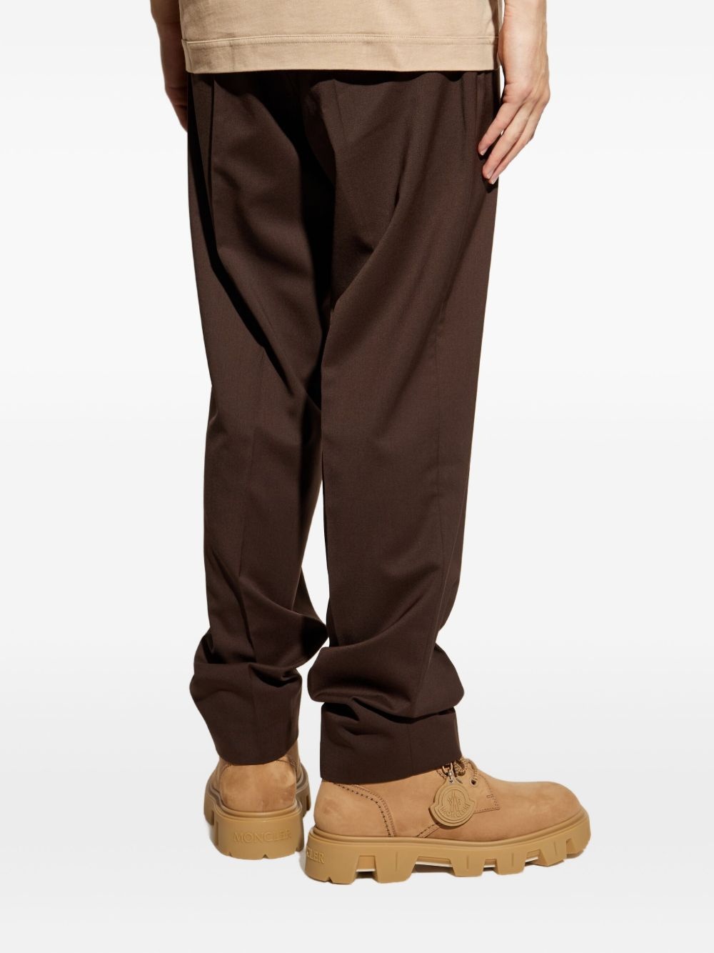 logo-patch trousers - 4