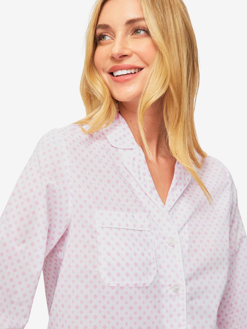 Women's Pyjamas Nelson 92 Cotton Batiste Pink - 5