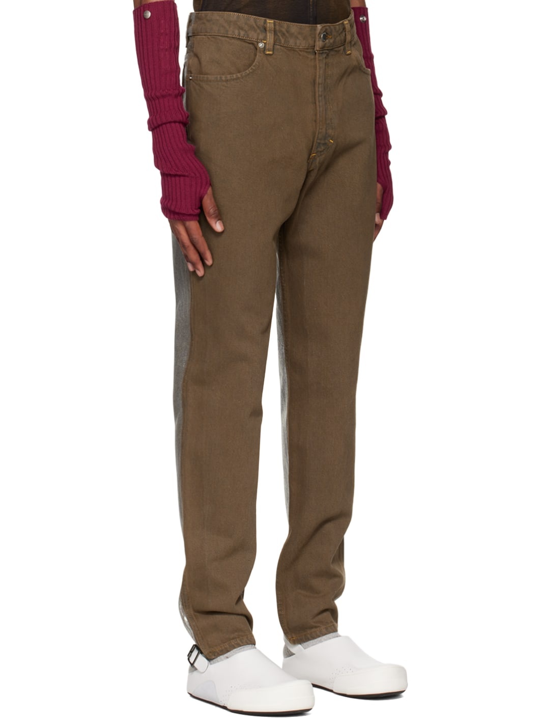 Brown & Silver 'El Jean' Jeans - 2