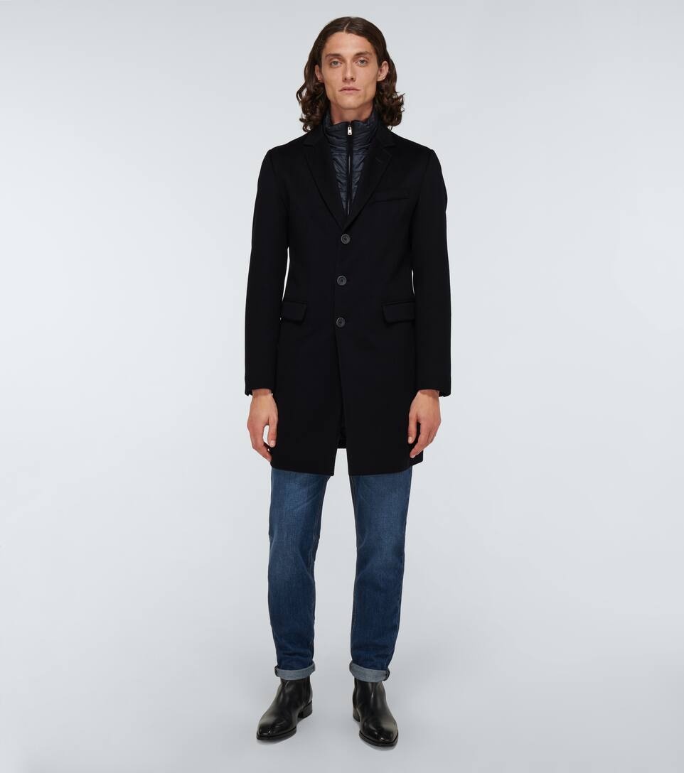 Layered cashmere overcoat - 2