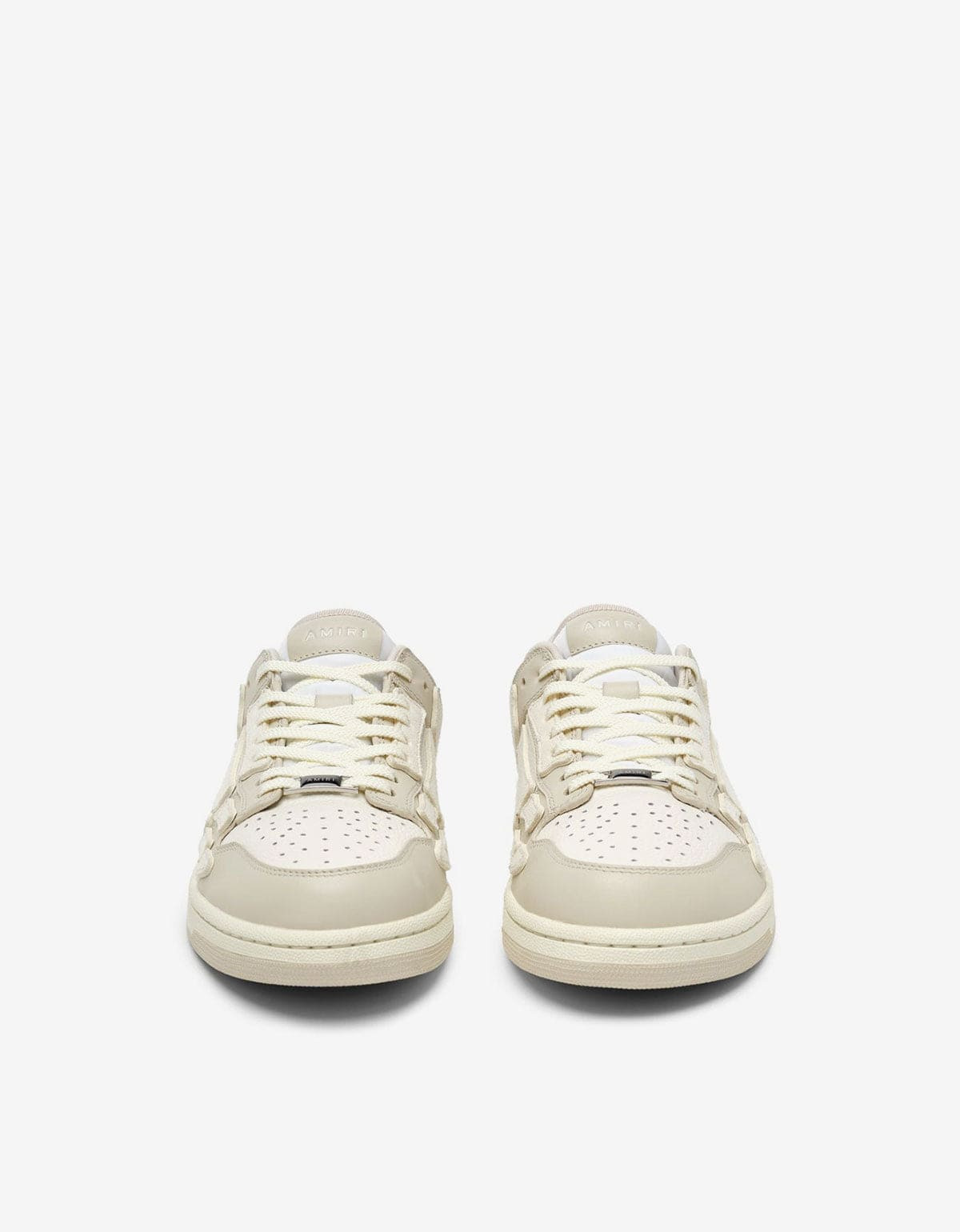 Amiri Alabaster White Skel-Top Low Trainers - 4
