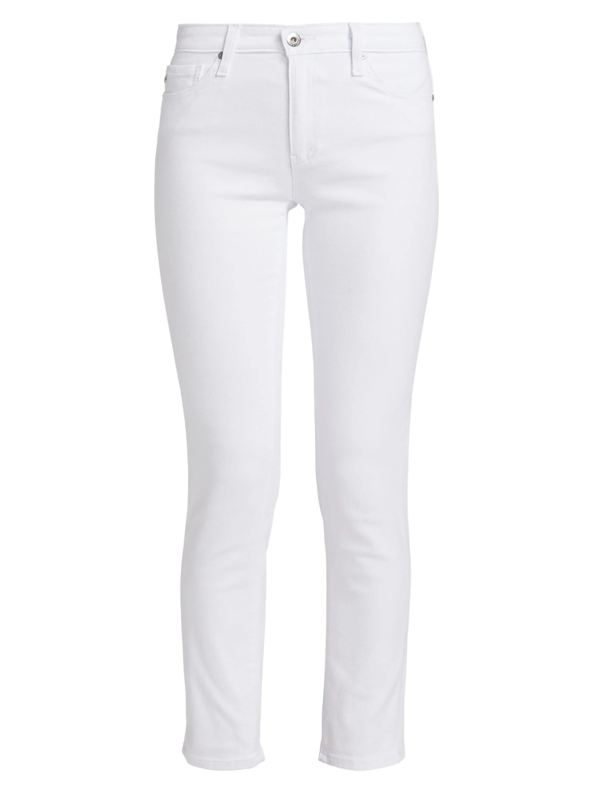 Women's Prima Ankle Low-Rise Jeans - White - 1