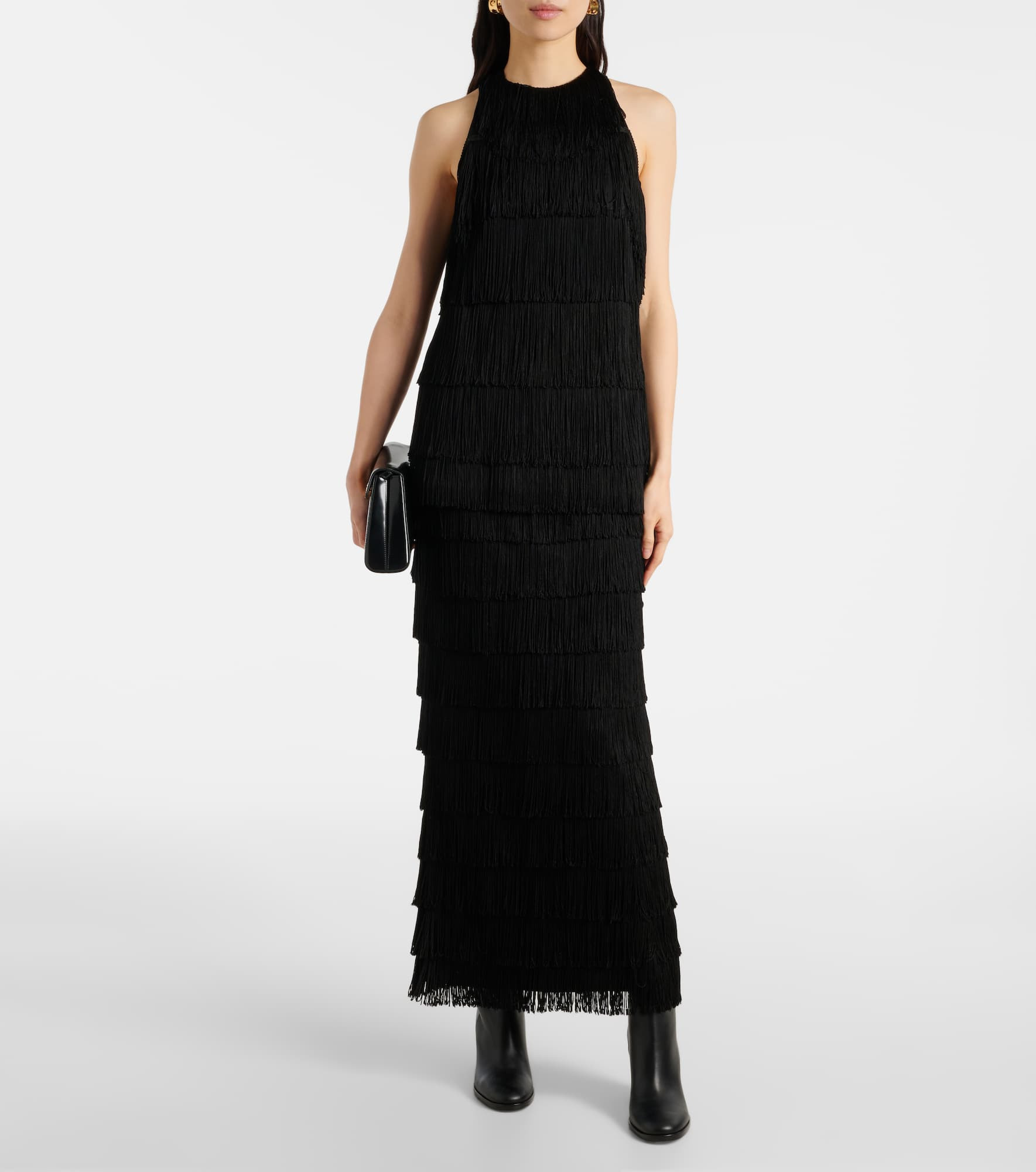 Emotional Essence II fringed jersey top - 2