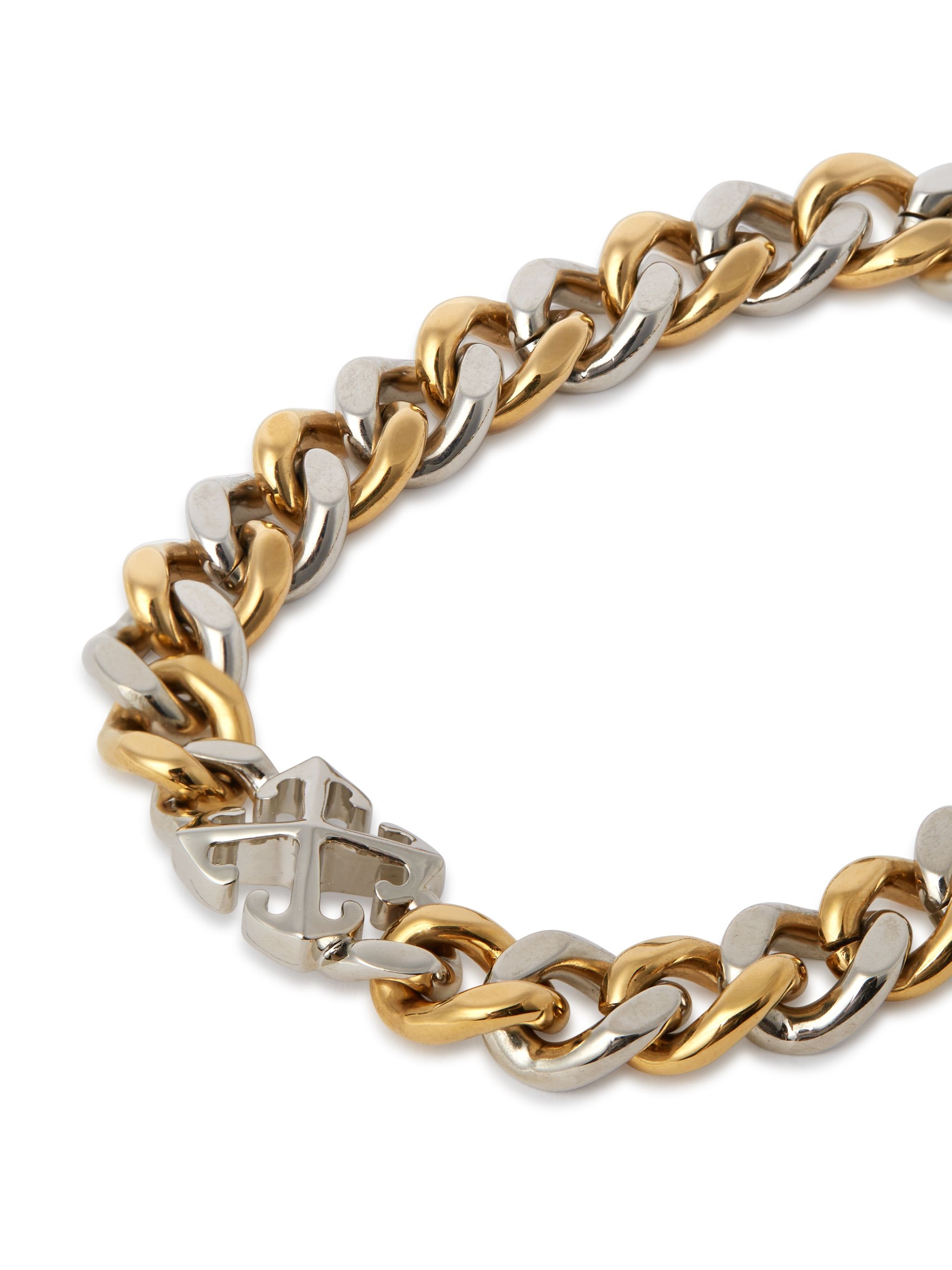 Bicolor Arrow Chain Necklace - 3