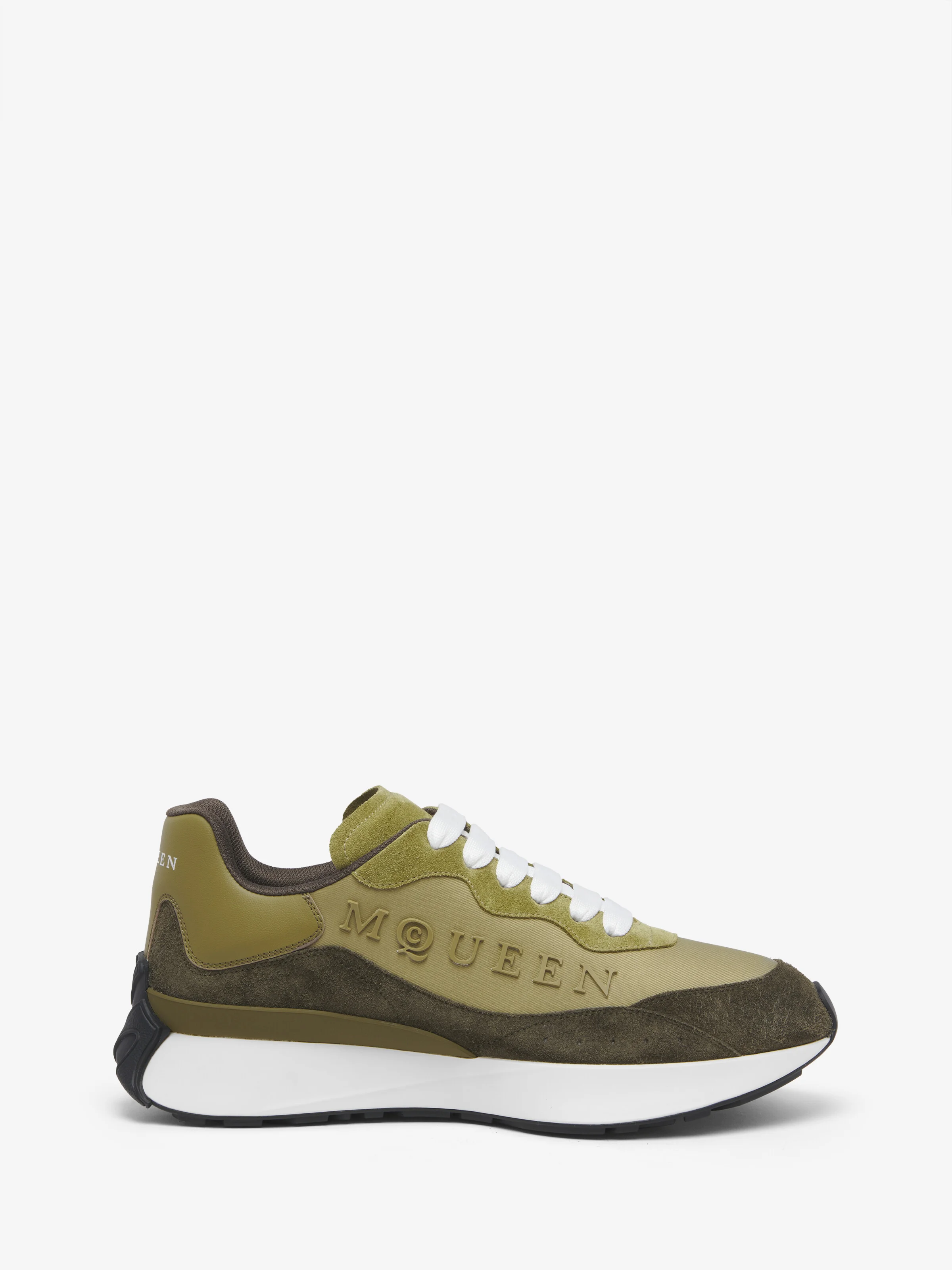 Men's Sprint Runner in Olive Green - 1