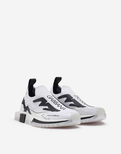 Dolce & Gabbana Sorrento sneakers in stretch jersey with logo outlook