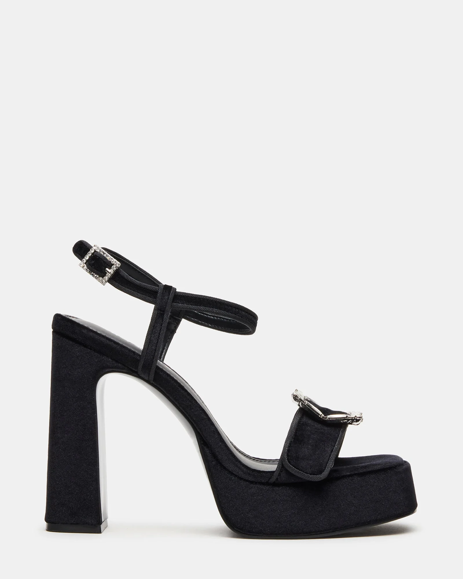 LIANDRA BUCKLE BLACK VELVET - 1