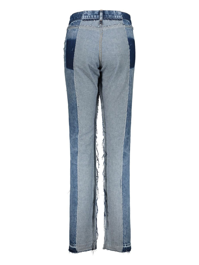Maison Margiela stonewashed-panelled jeans outlook