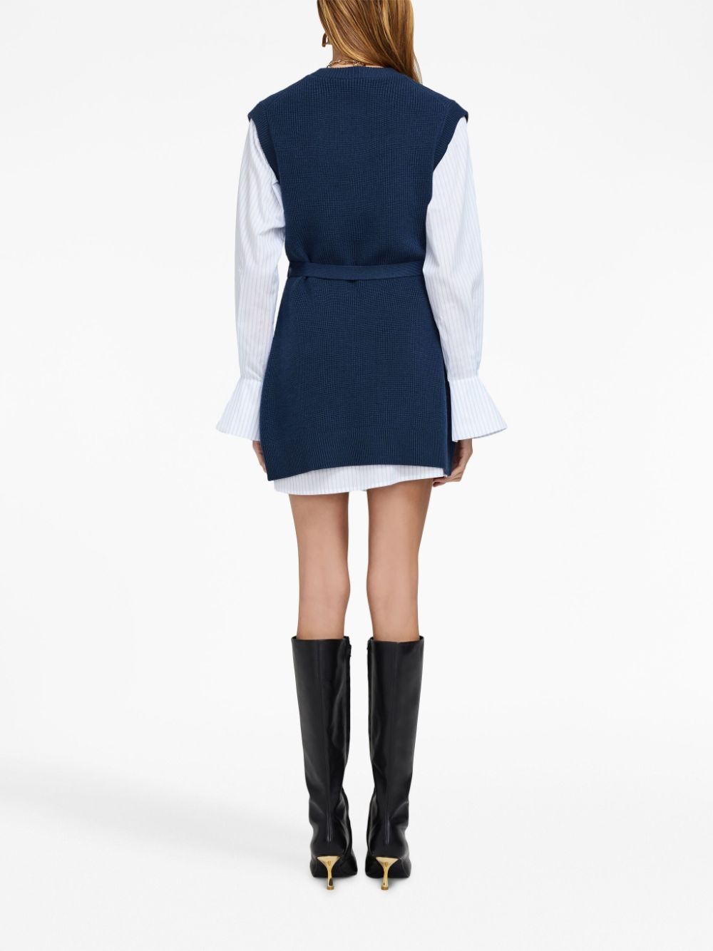 Shai layered mini shirtdress - 4