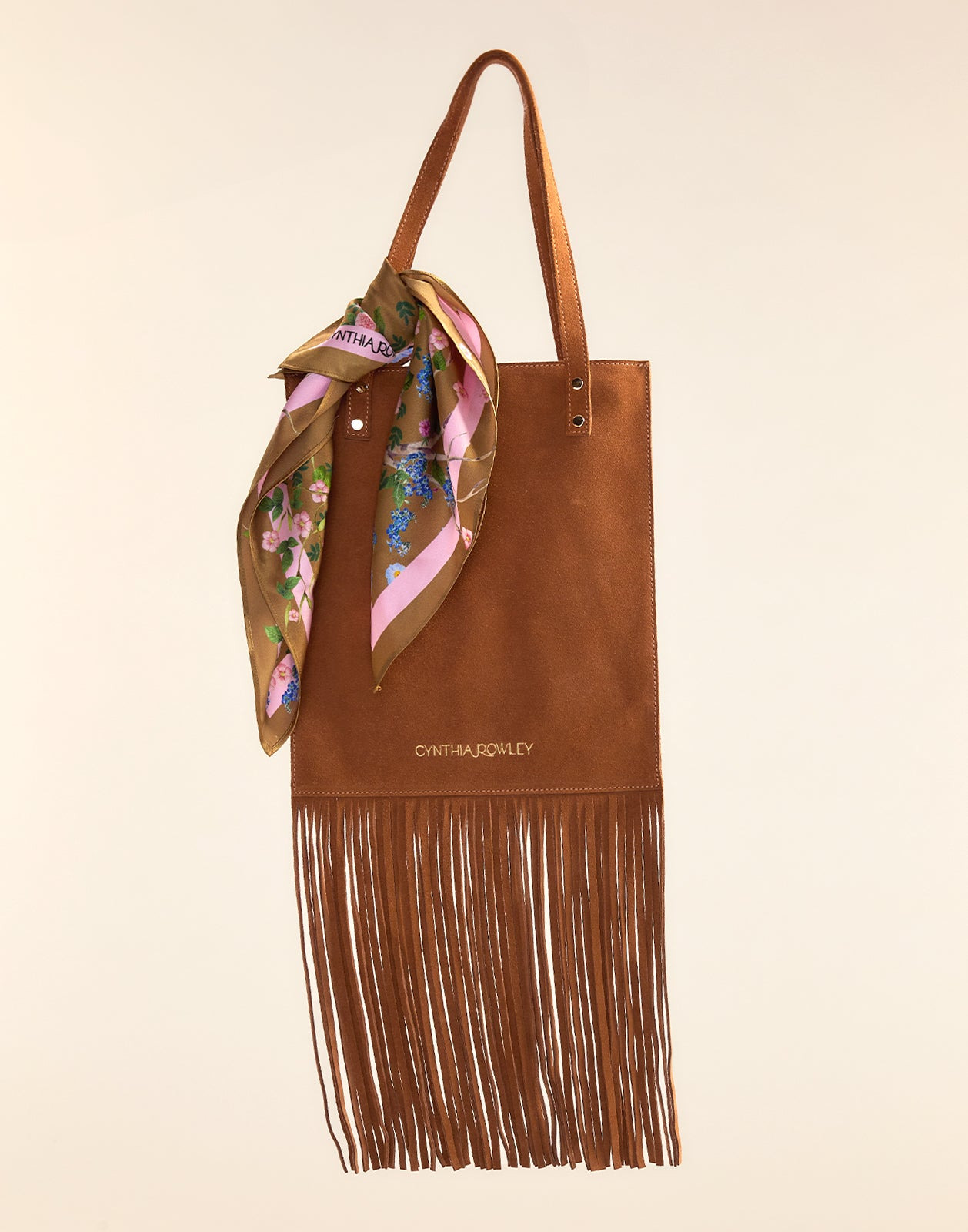 Felicity Fringe Suede Tote - 2