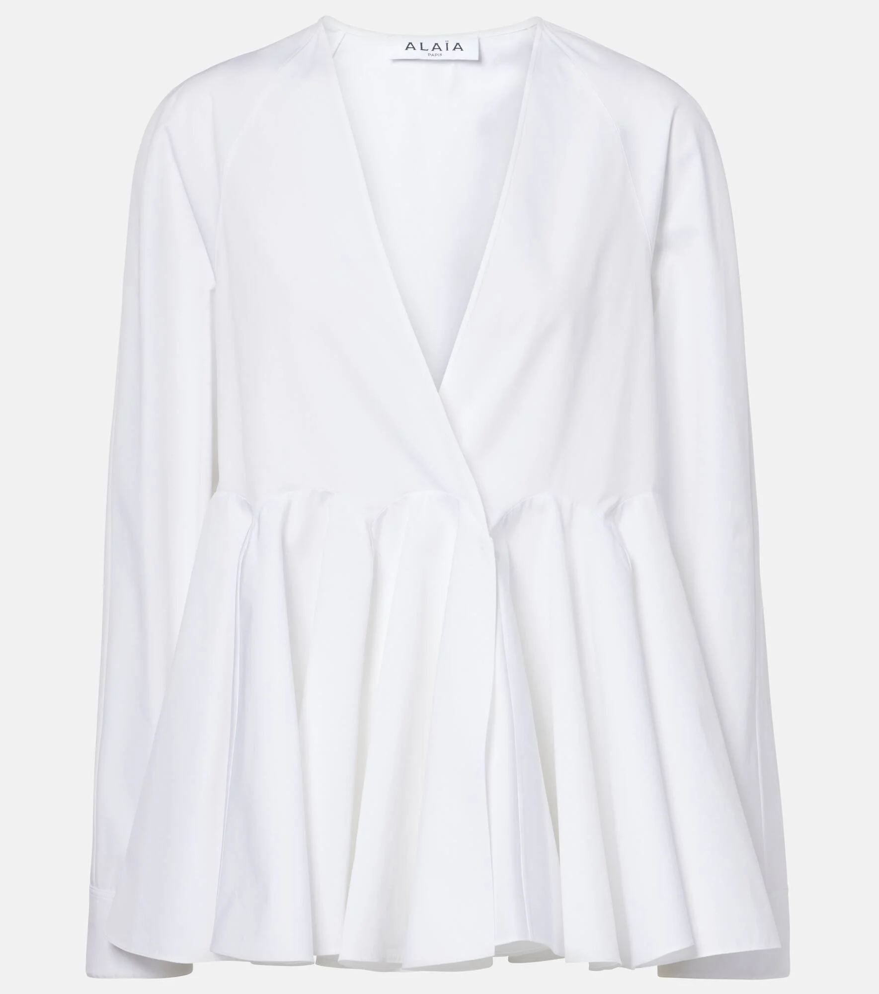 Flare cotton blouse - 1