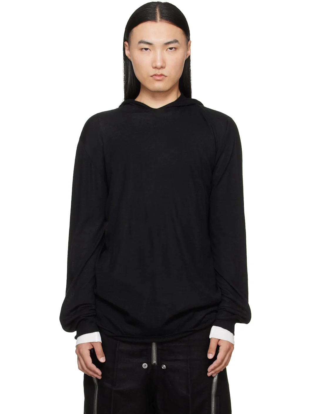 Black Tower Oversized Hoodie - 1