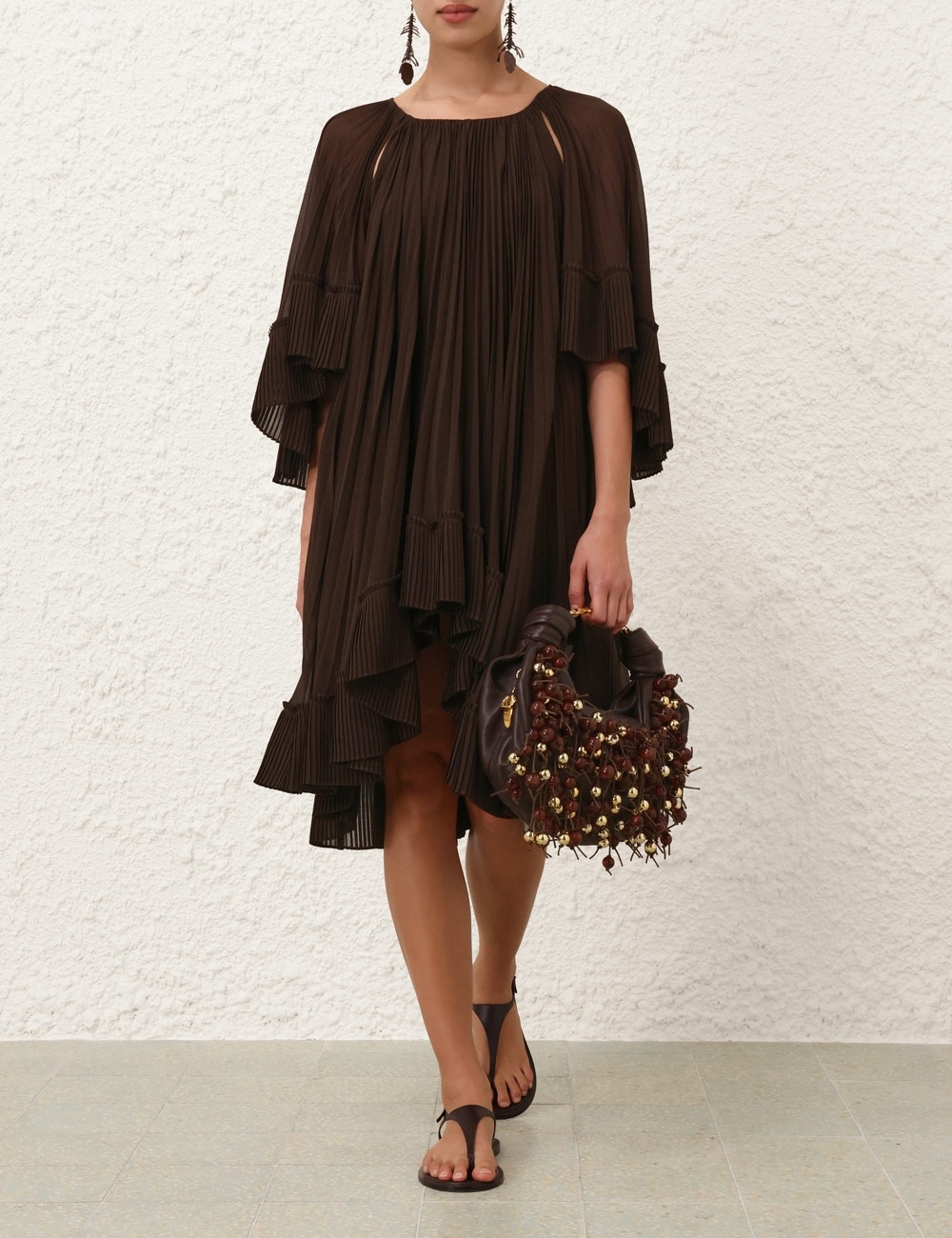 ILLUMINATE PLEATED CAPE MINI - 7