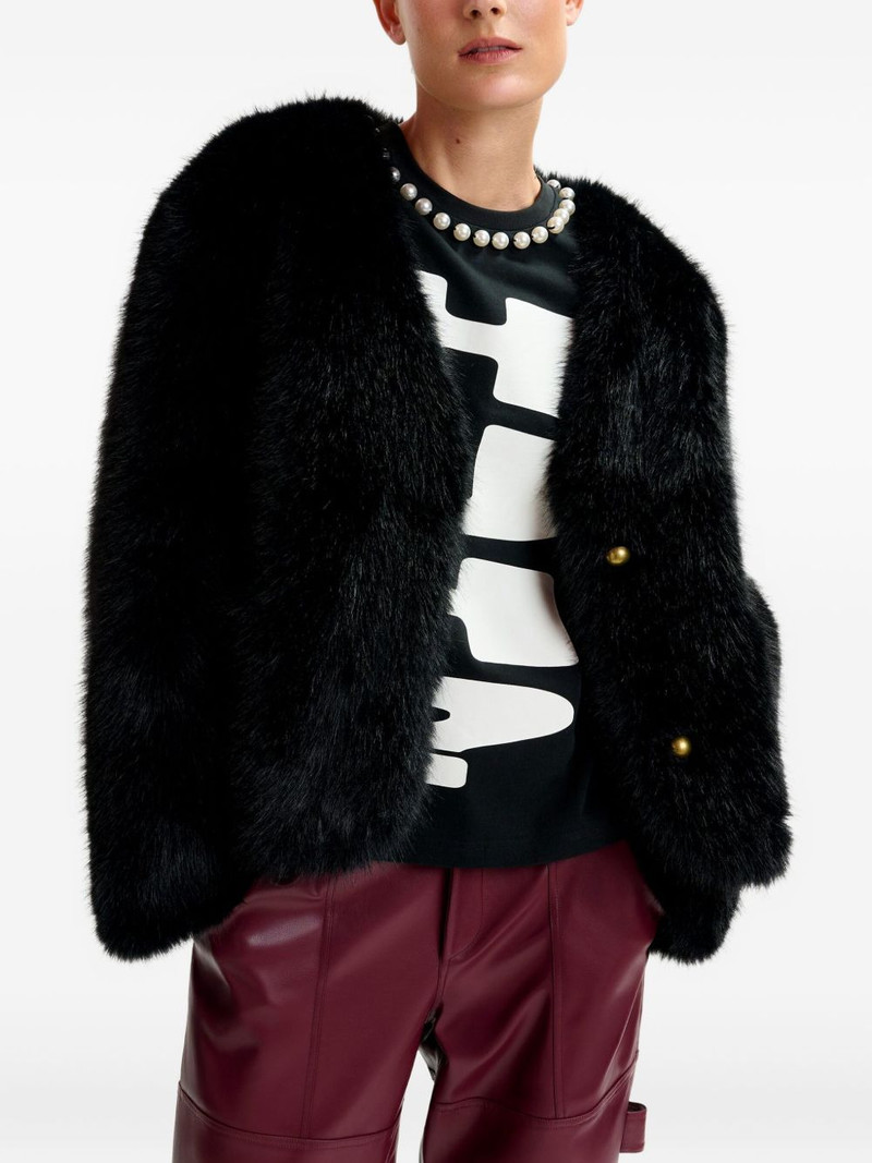 faux-fur button jacket 3