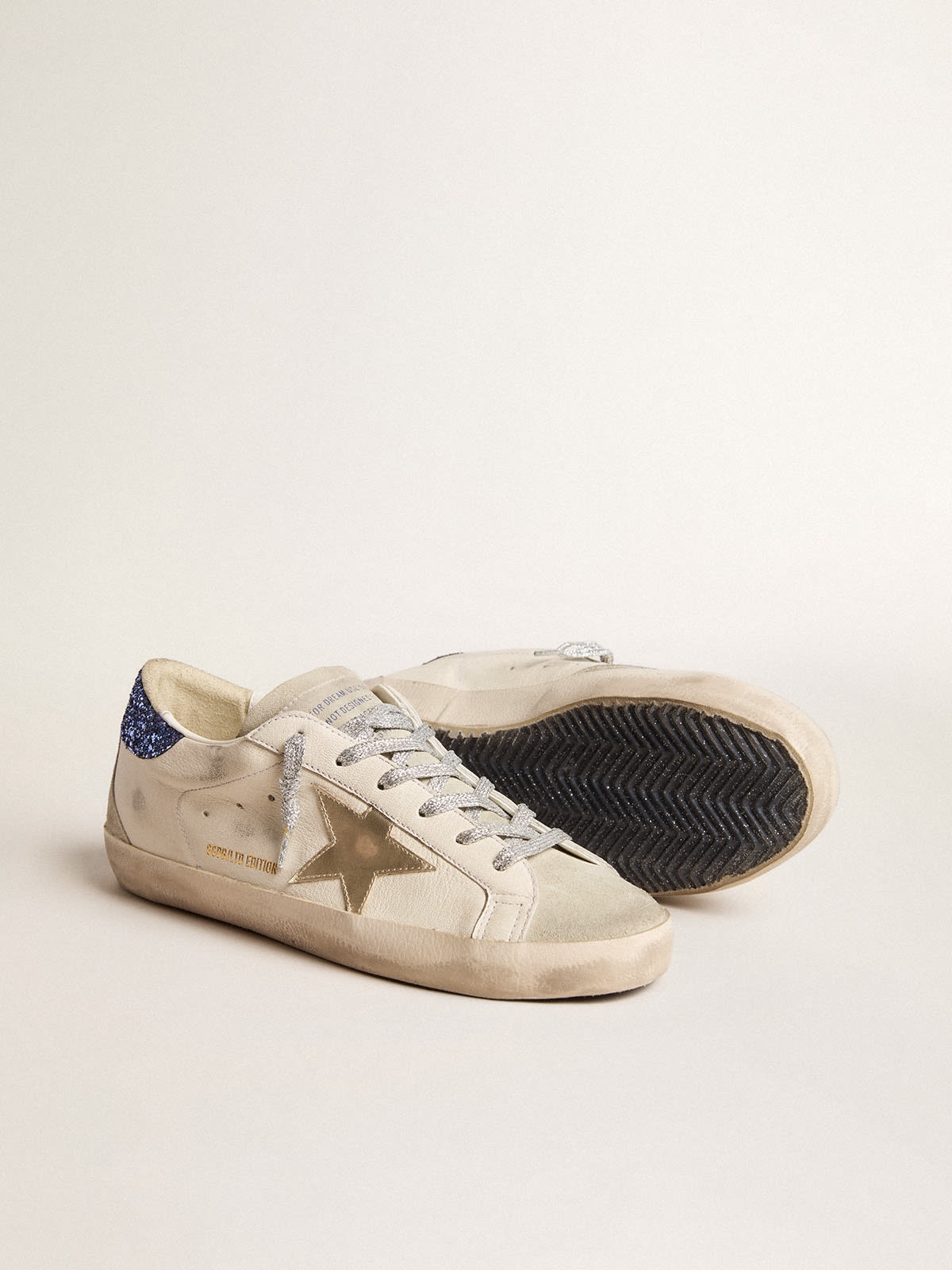 Golden Goose Super-Star LTD in nappa leather with platinum