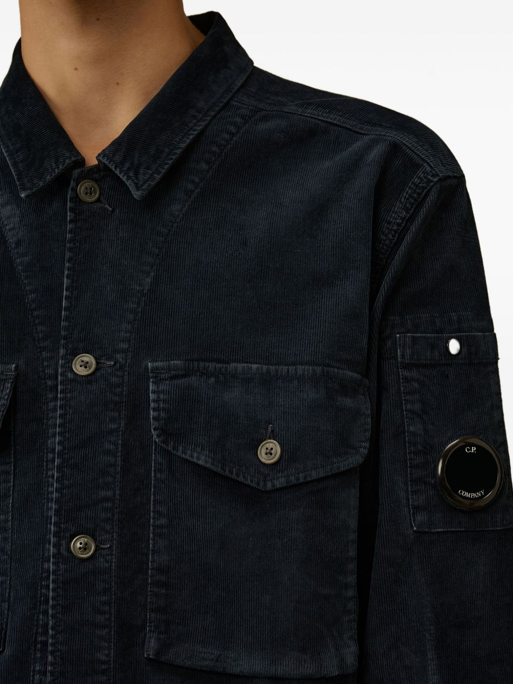 corduroy pocket shirt jacket - 5