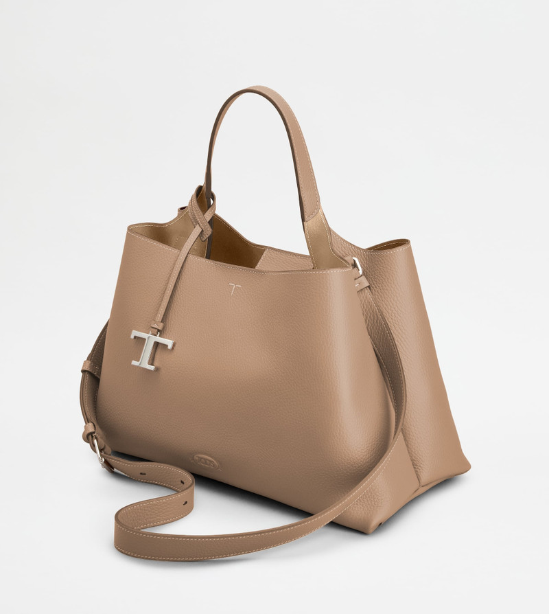 BAG IN LEATHER MEDIUM - NATURAL 6