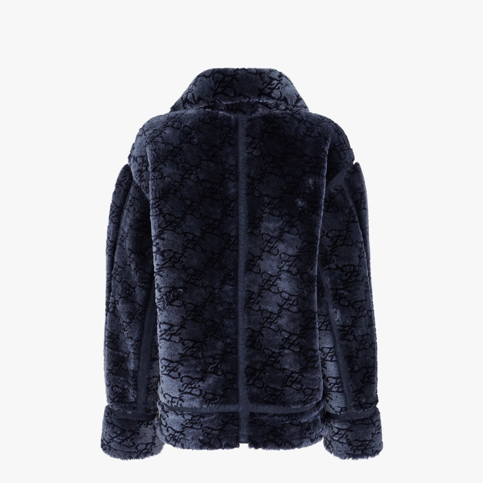 Blue shearling jacket - 2