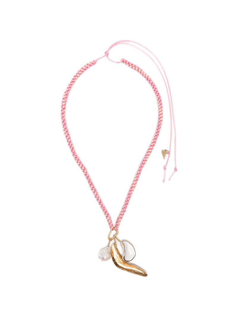 crochet charm choker necklace 1
