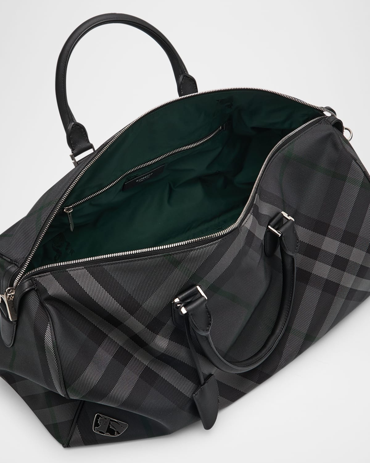 Burberry Men's Grid Duffel Bag | neimanmarcus | REVERSIBLE