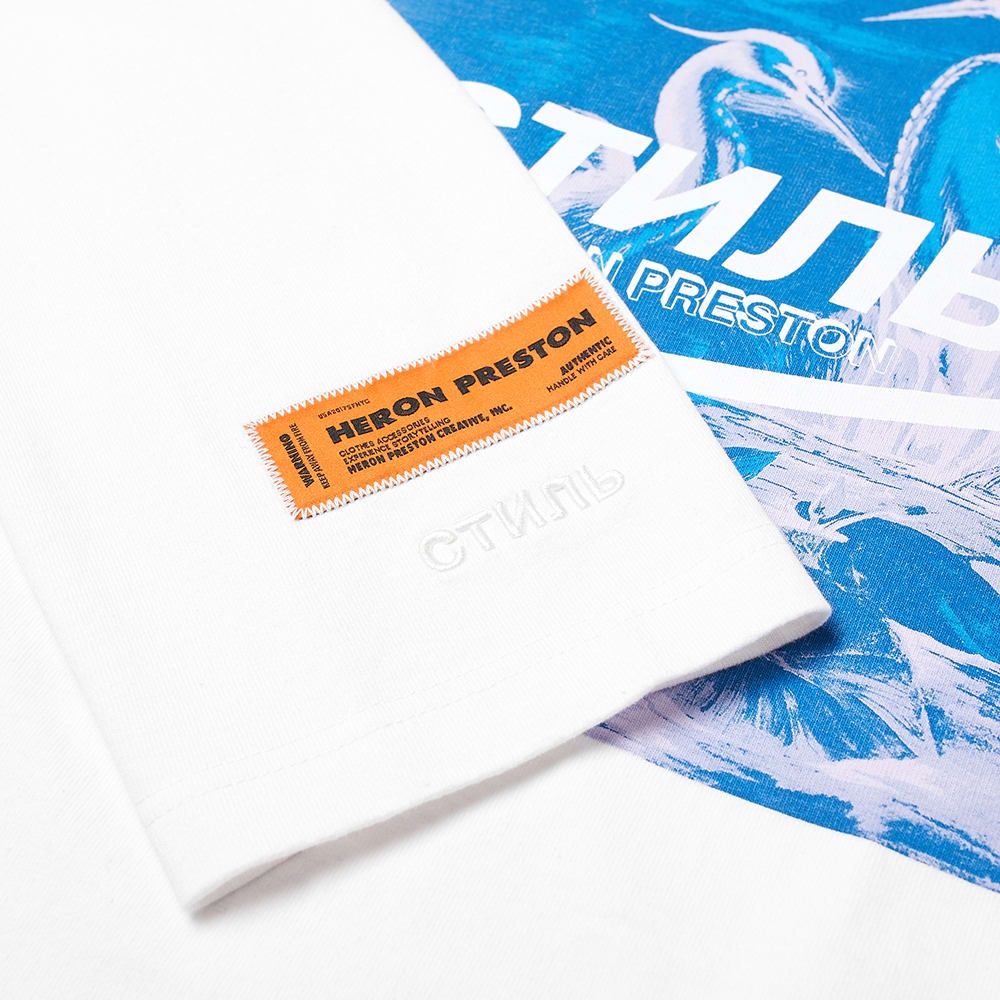 Heron Preston Long Sleeve Oversized Herons Halo Tee - 3