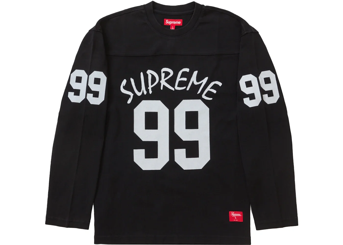 Supreme Supreme 99 L/S Football Top Black | REVERSIBLE