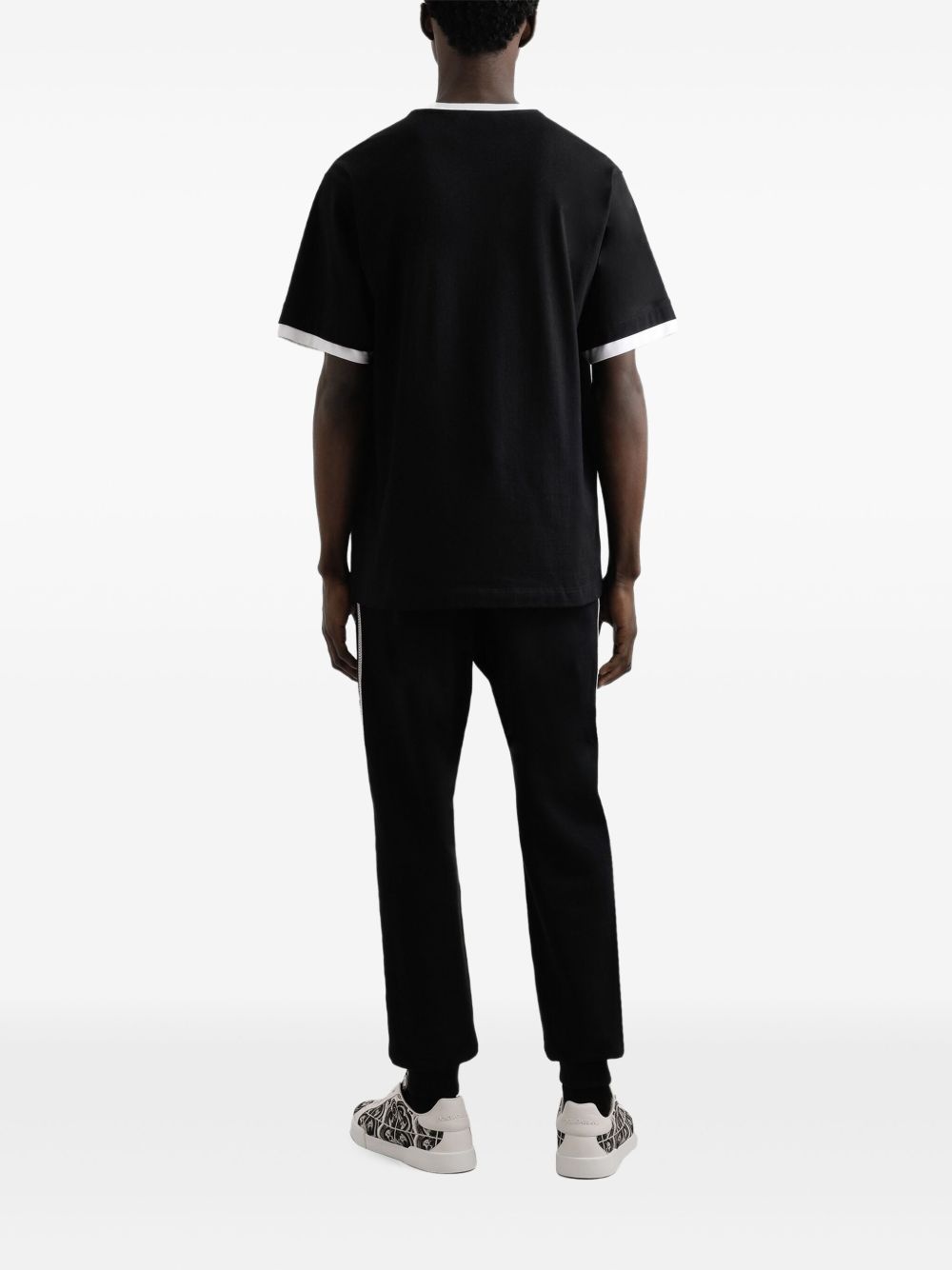 cotton track pants - 3