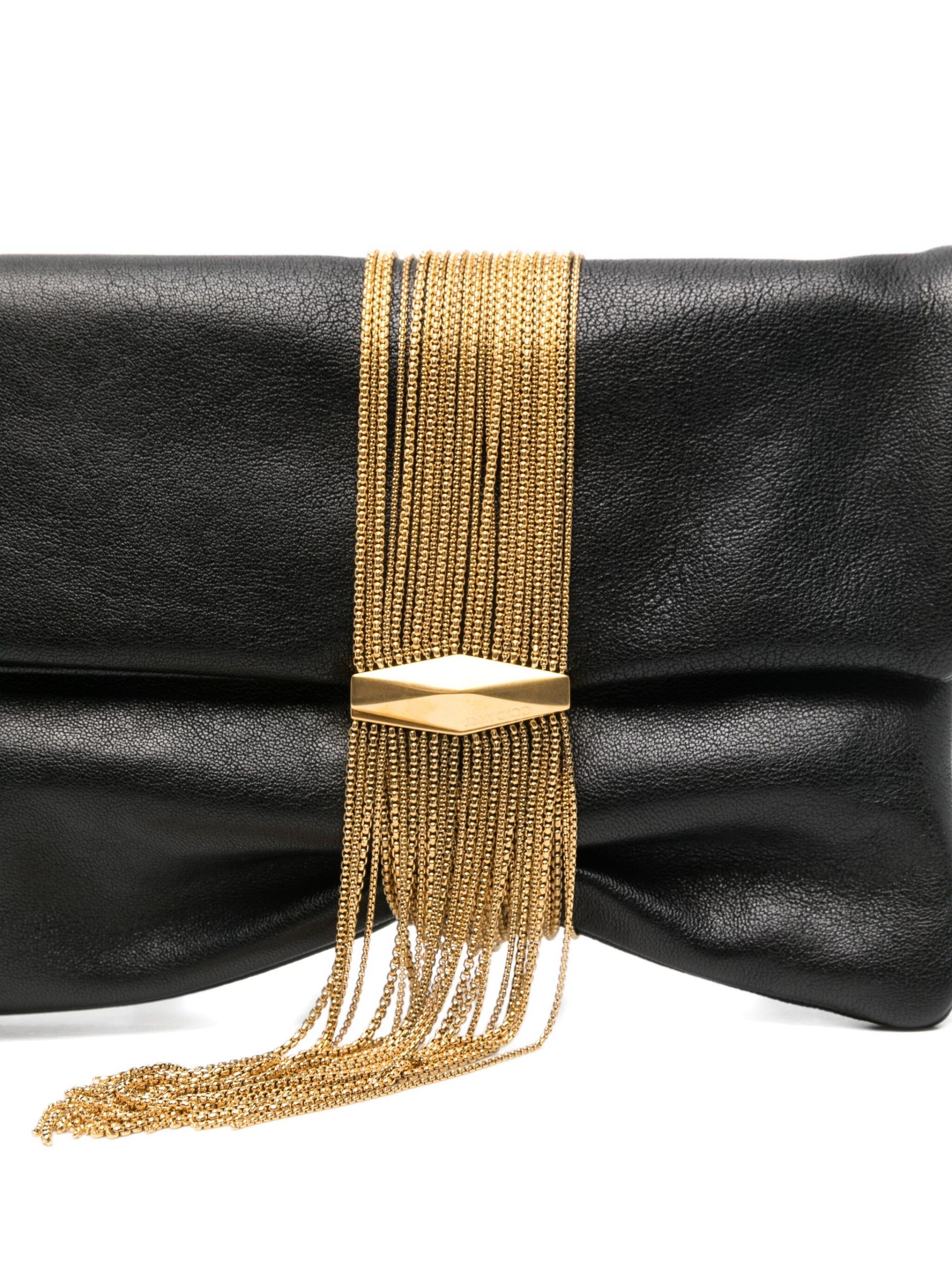 Zandra chain-embellished clutch bag - 4