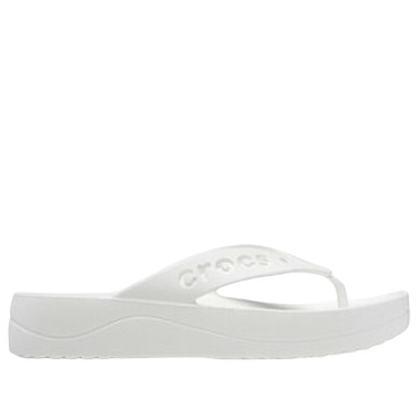 (WMNS) Crocs Baya Platform Flip-Flops 'White' 208395-100 - 2