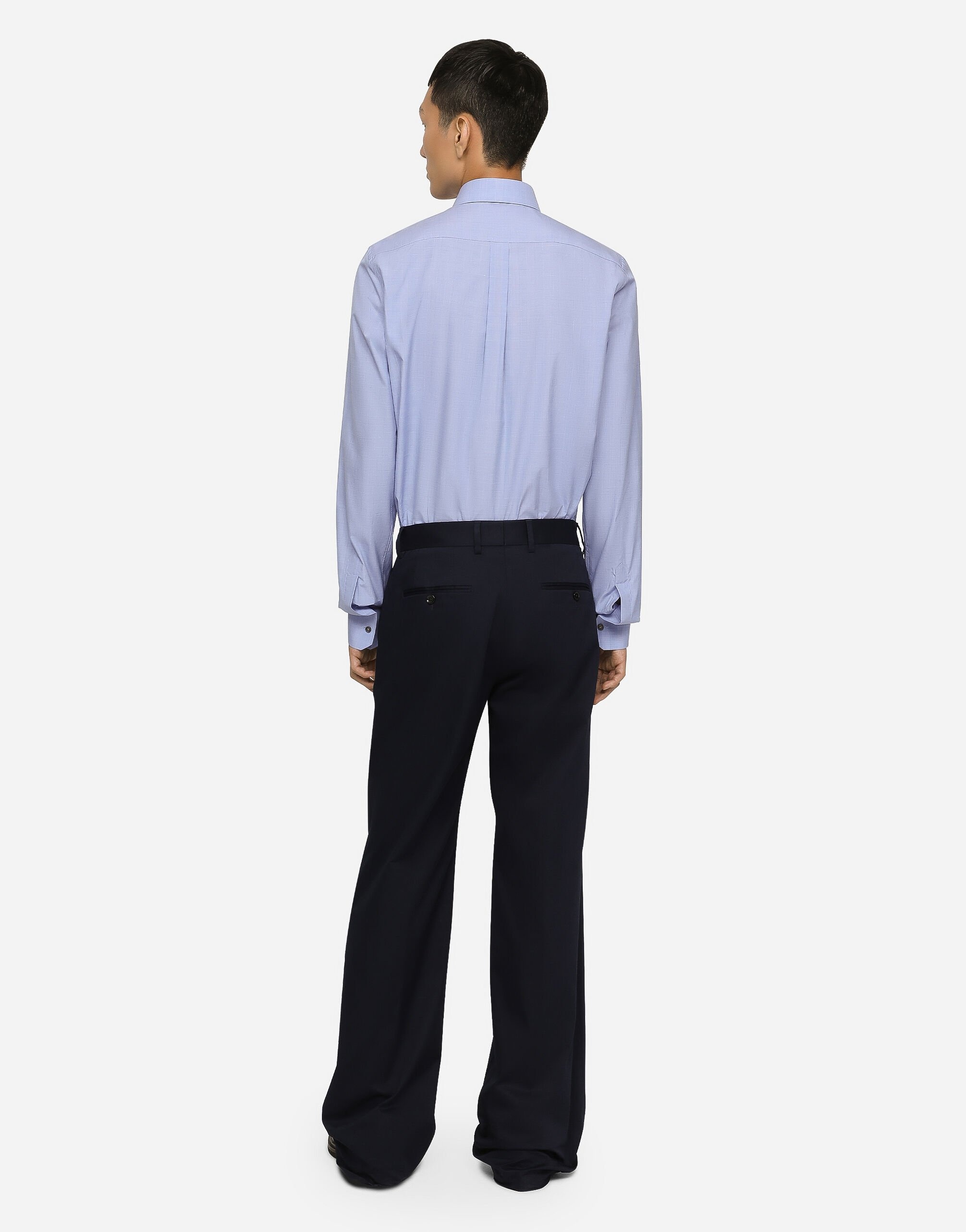 Glen plaid cotton Martini-fit shirt - 3