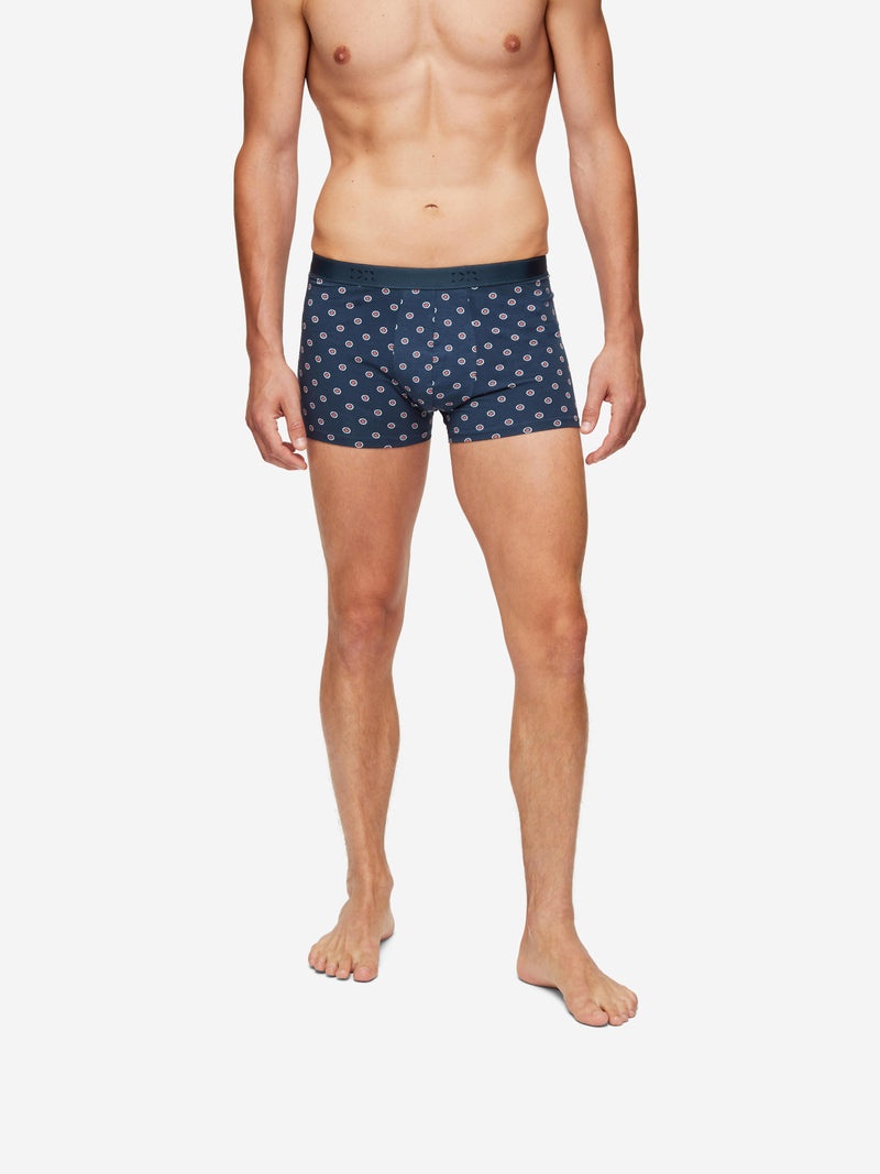 Men's Hipster Geometric Pima 4 Navy - 4