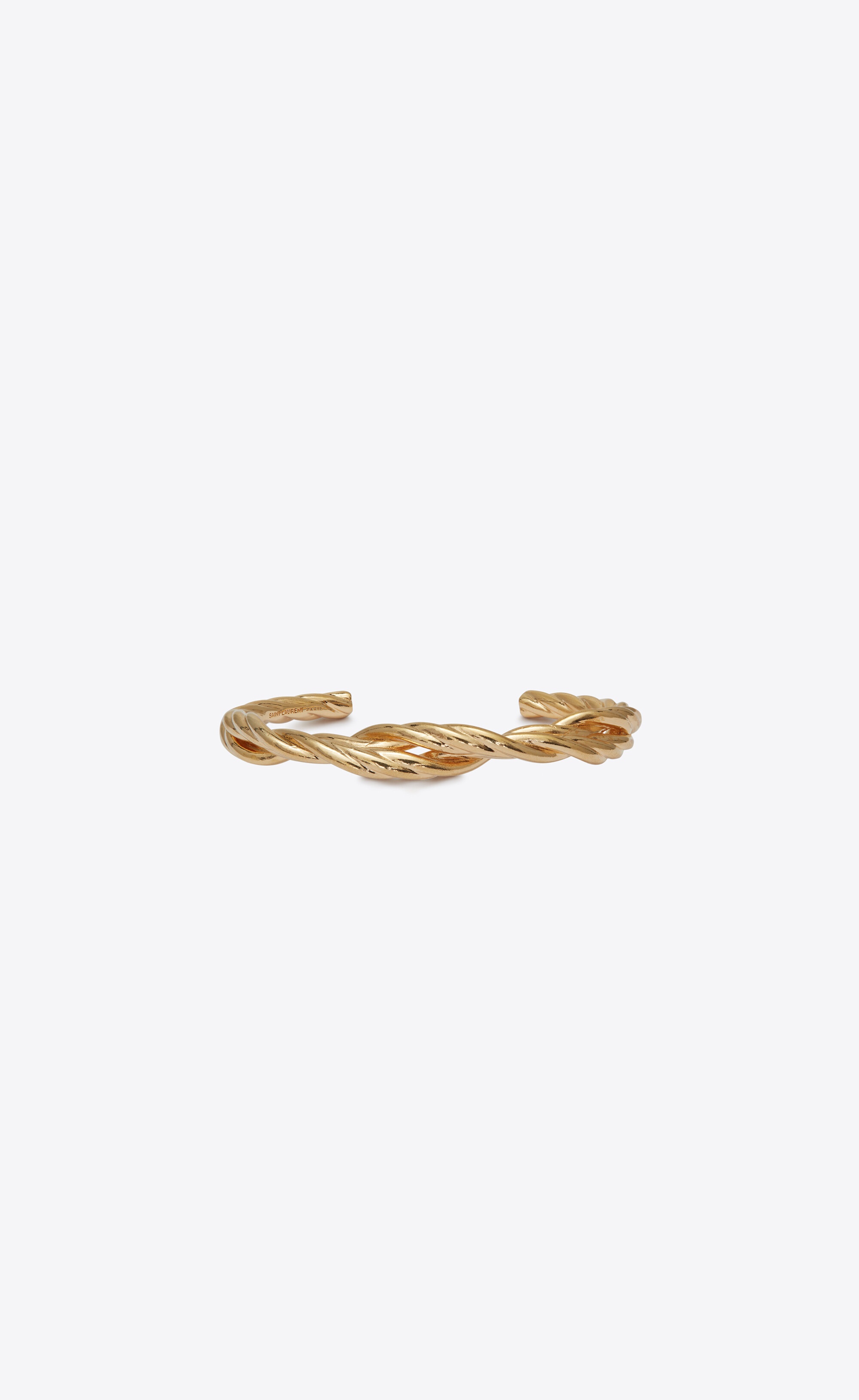 twist cuff bracelet in metal - 1