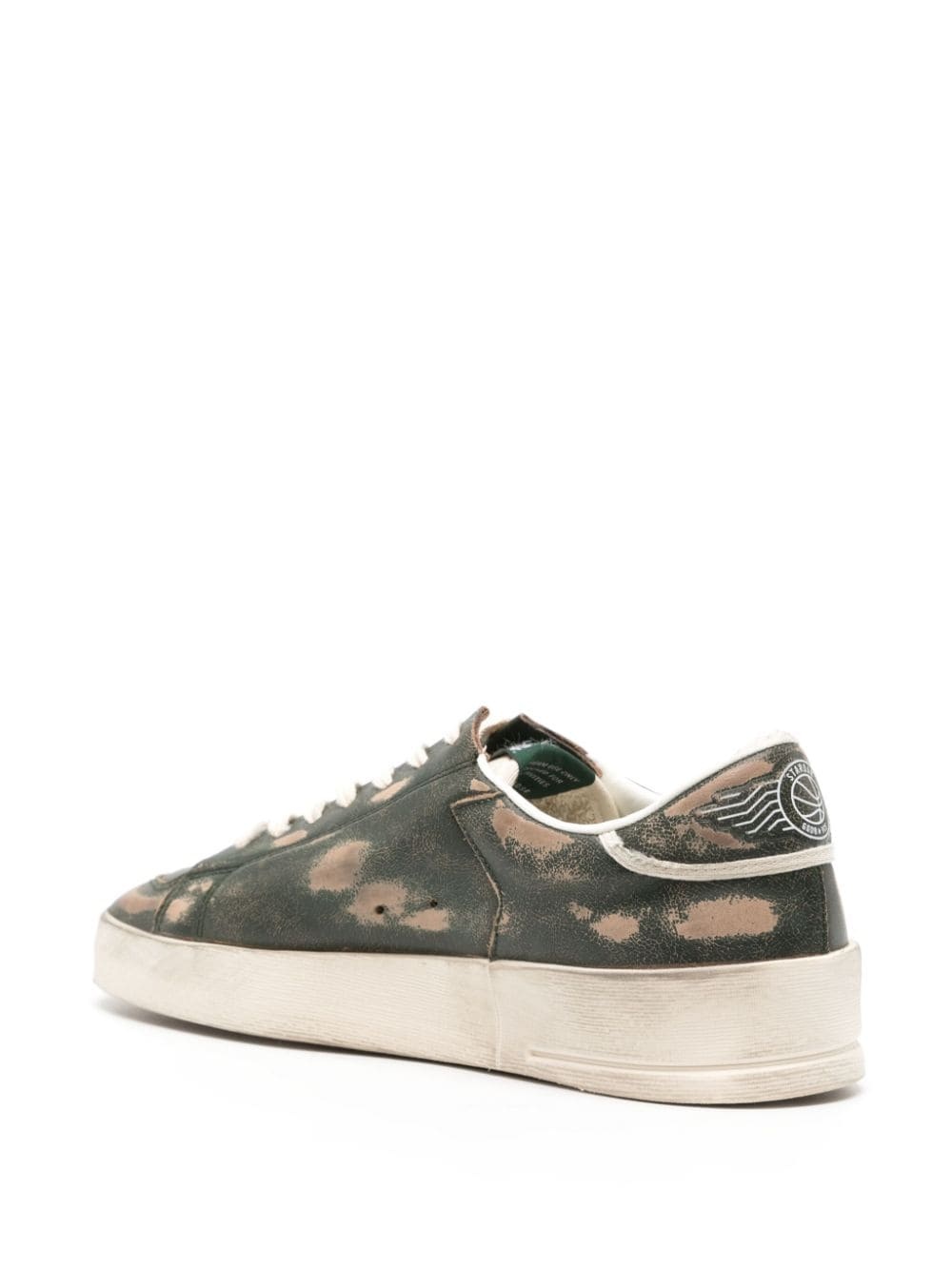 Stardan distressed leather sneakers - 3