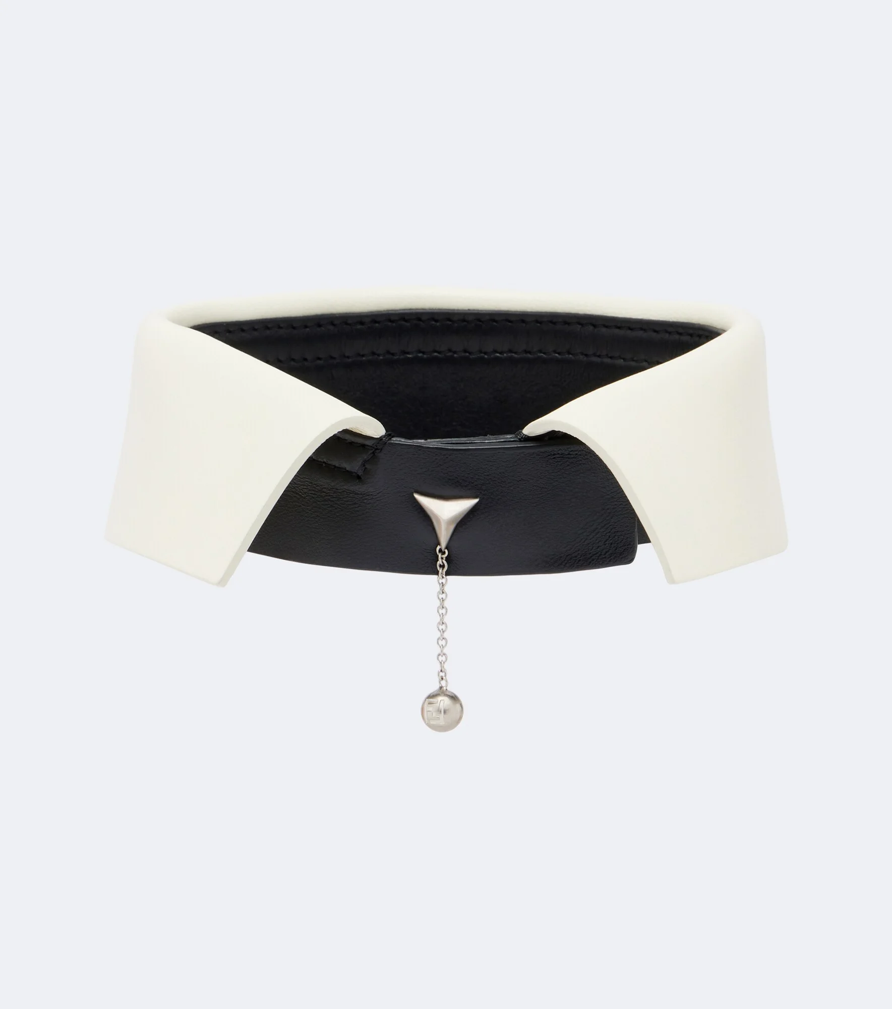 Embellished leather collar - 1