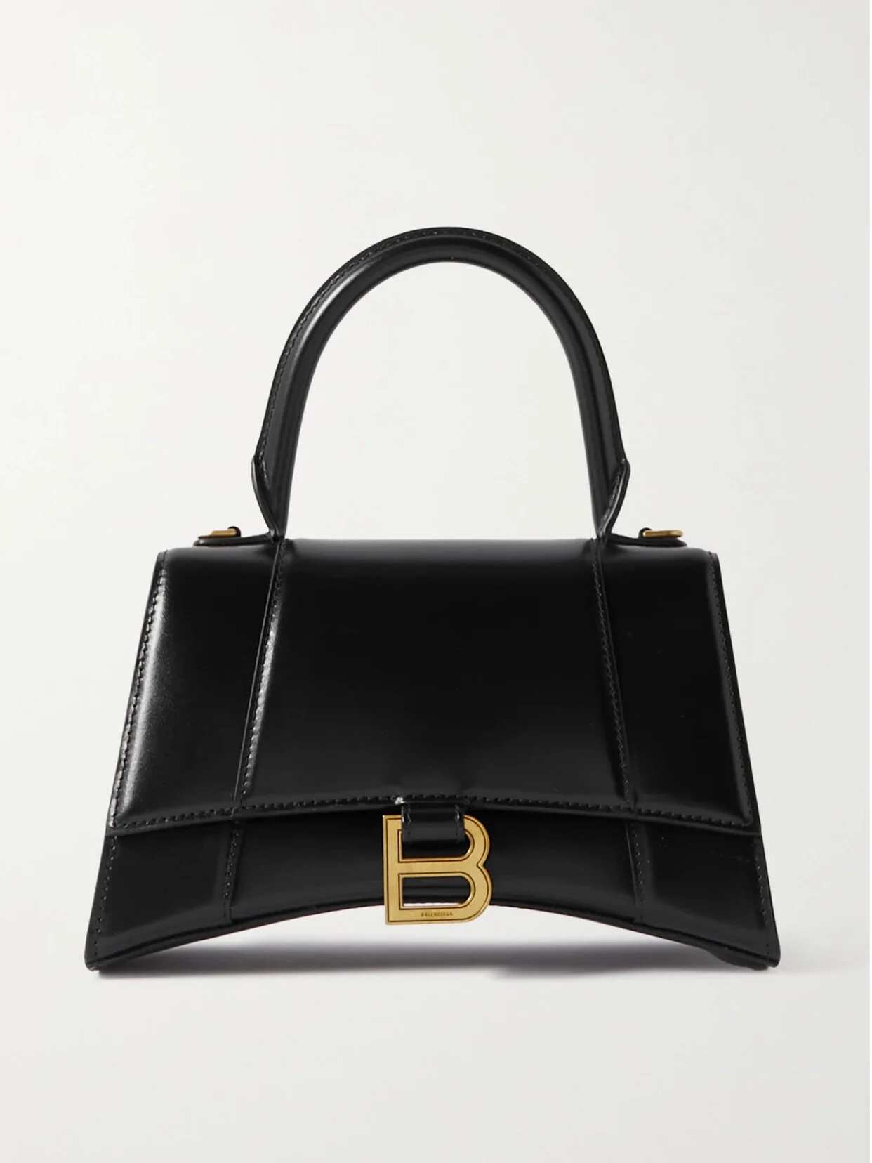 Hourglass Small Leather Tote - 1