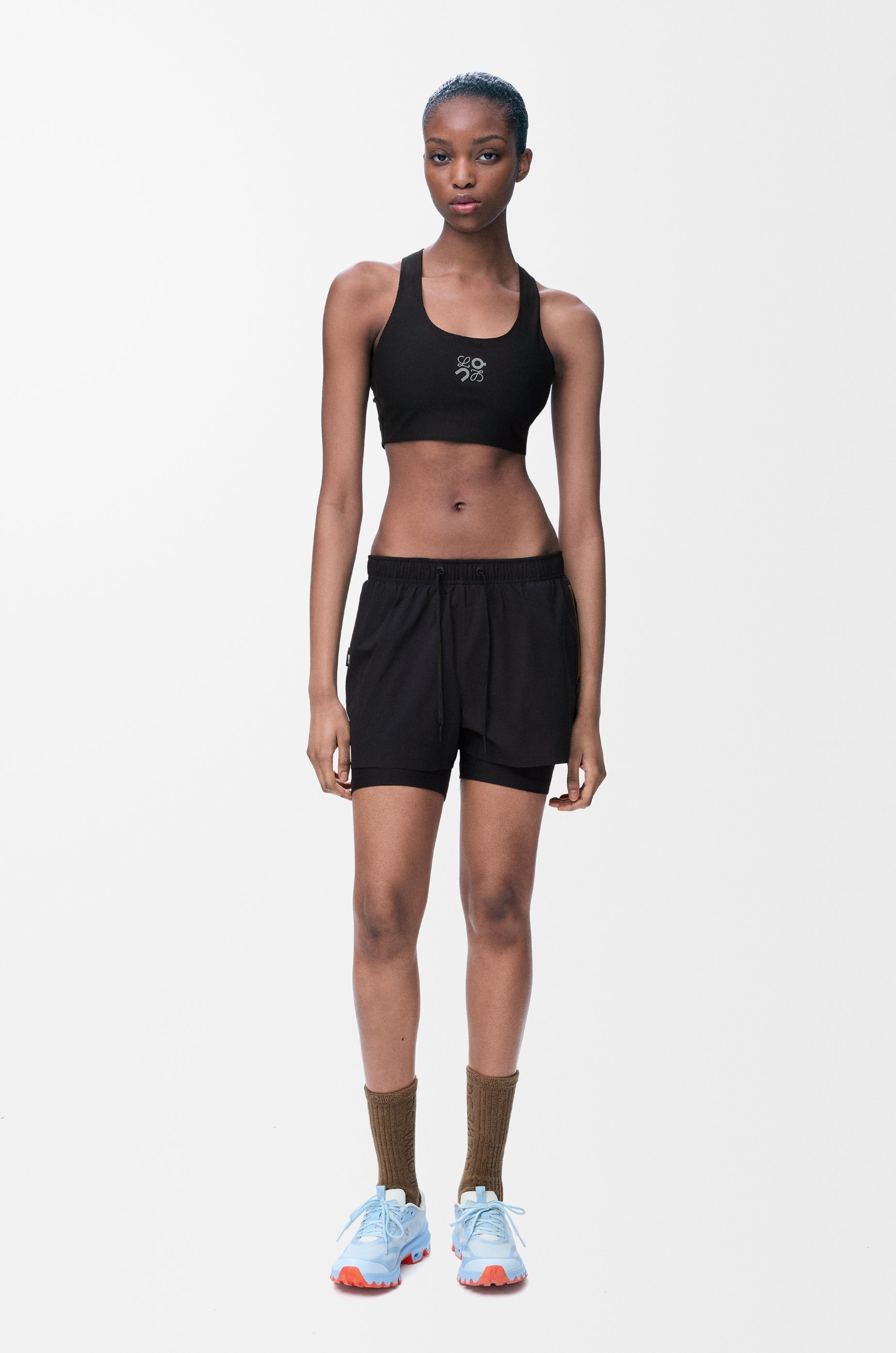 Performance shorts in technical shell - 2