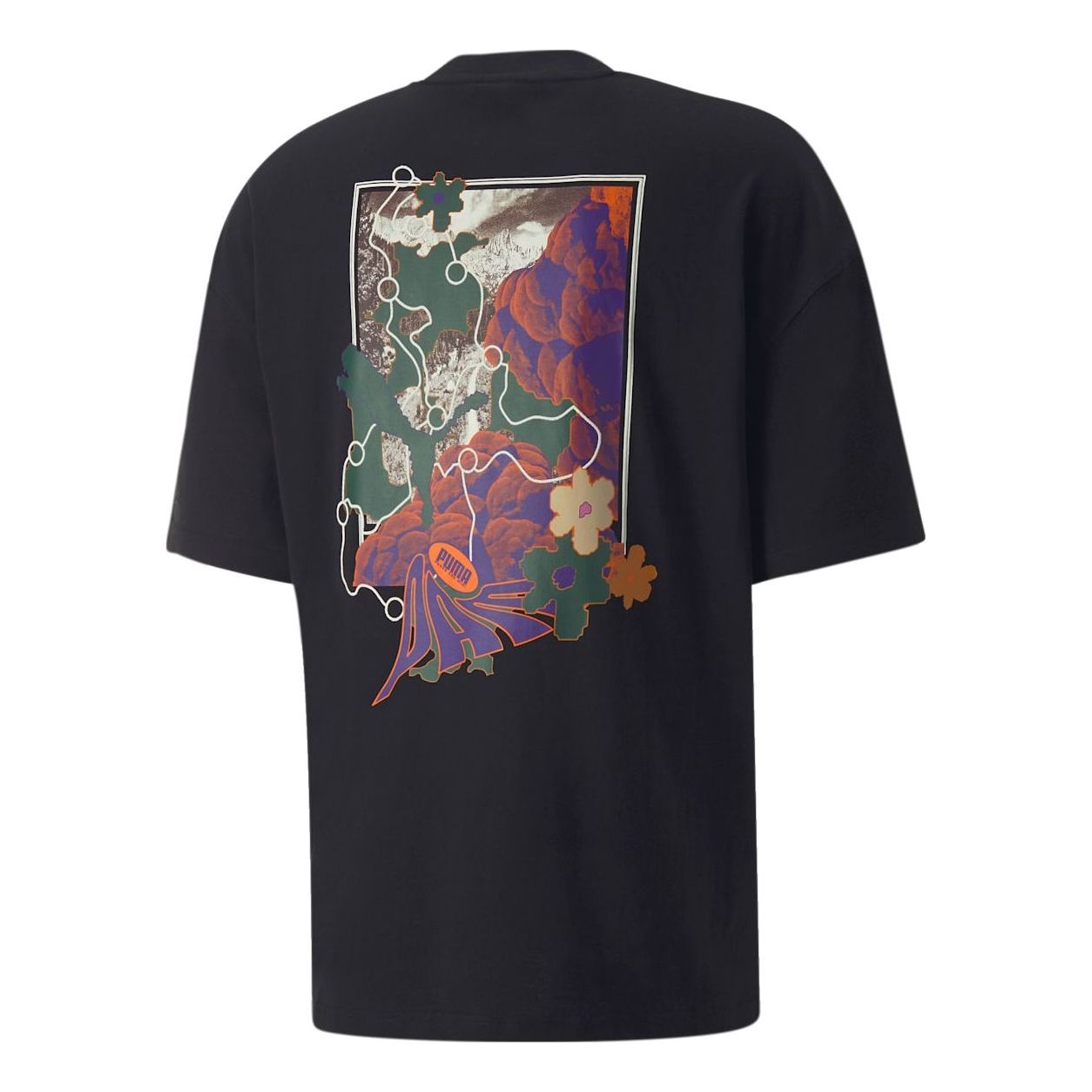 PUMA x P.A.M. Graphic T-shirt 'Black' 536003-01 - 2