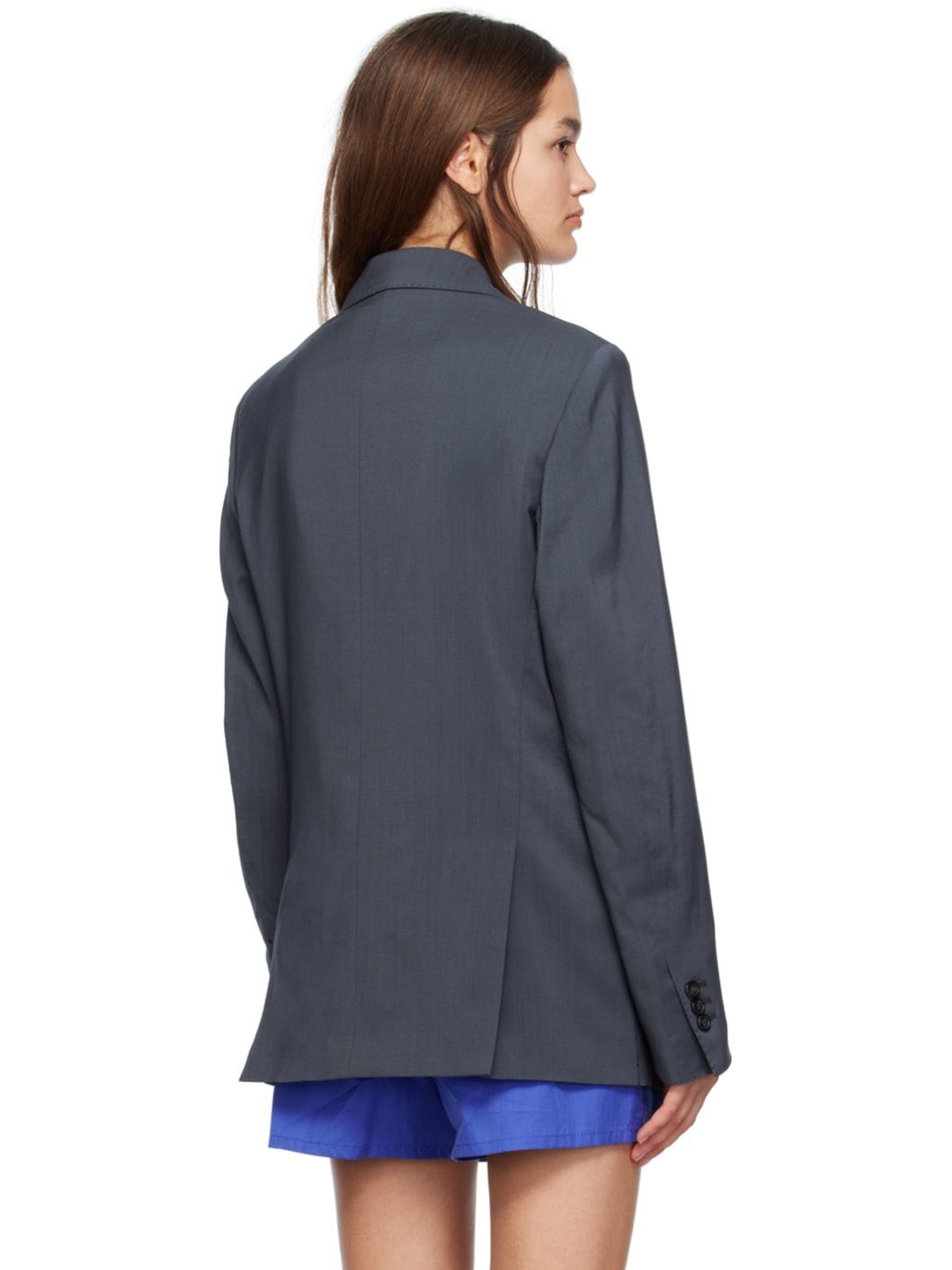 Gray Classic Blazer - 3
