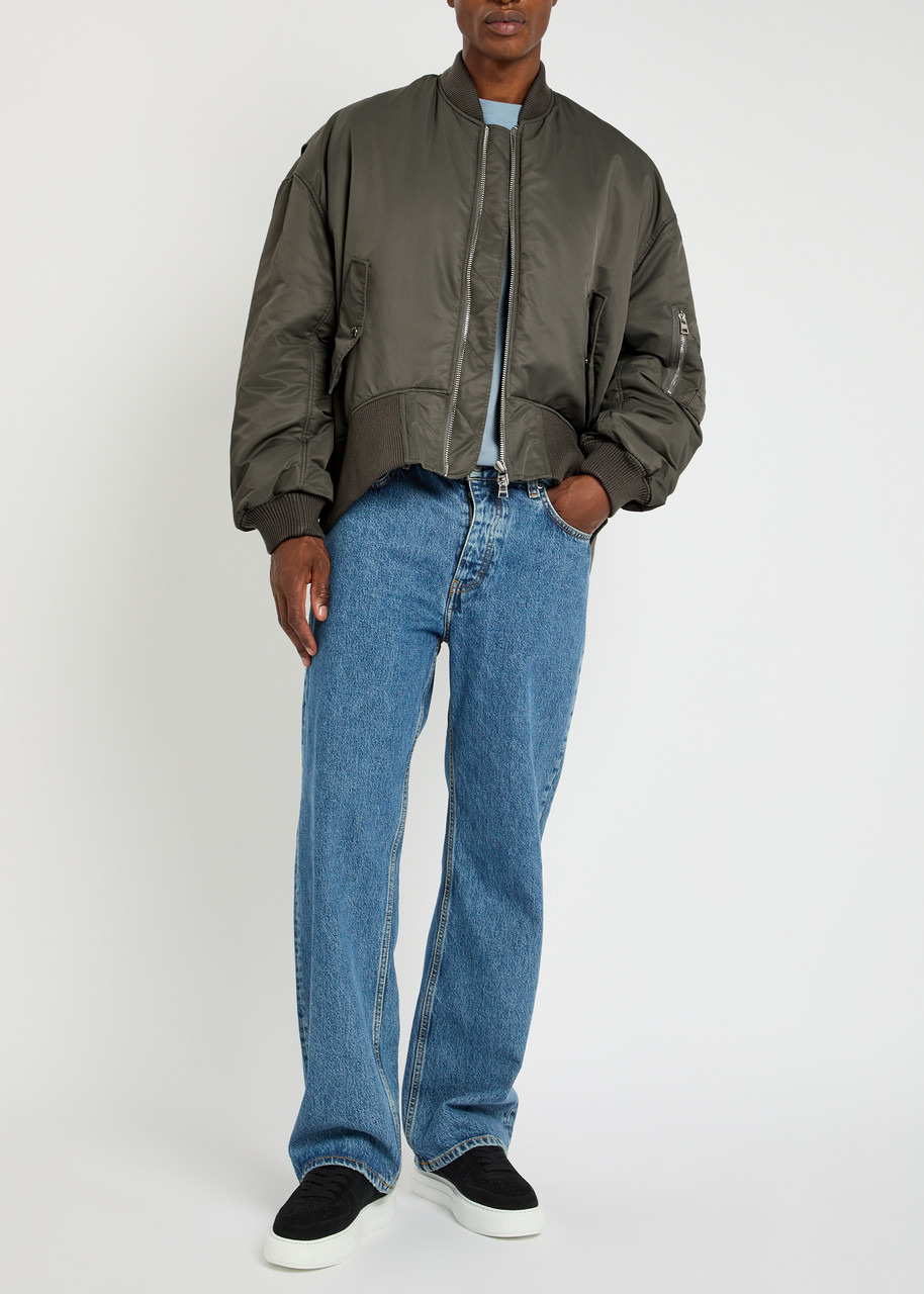 JW Anderson Oversized Curved Hem Bomber Jacket - 4
