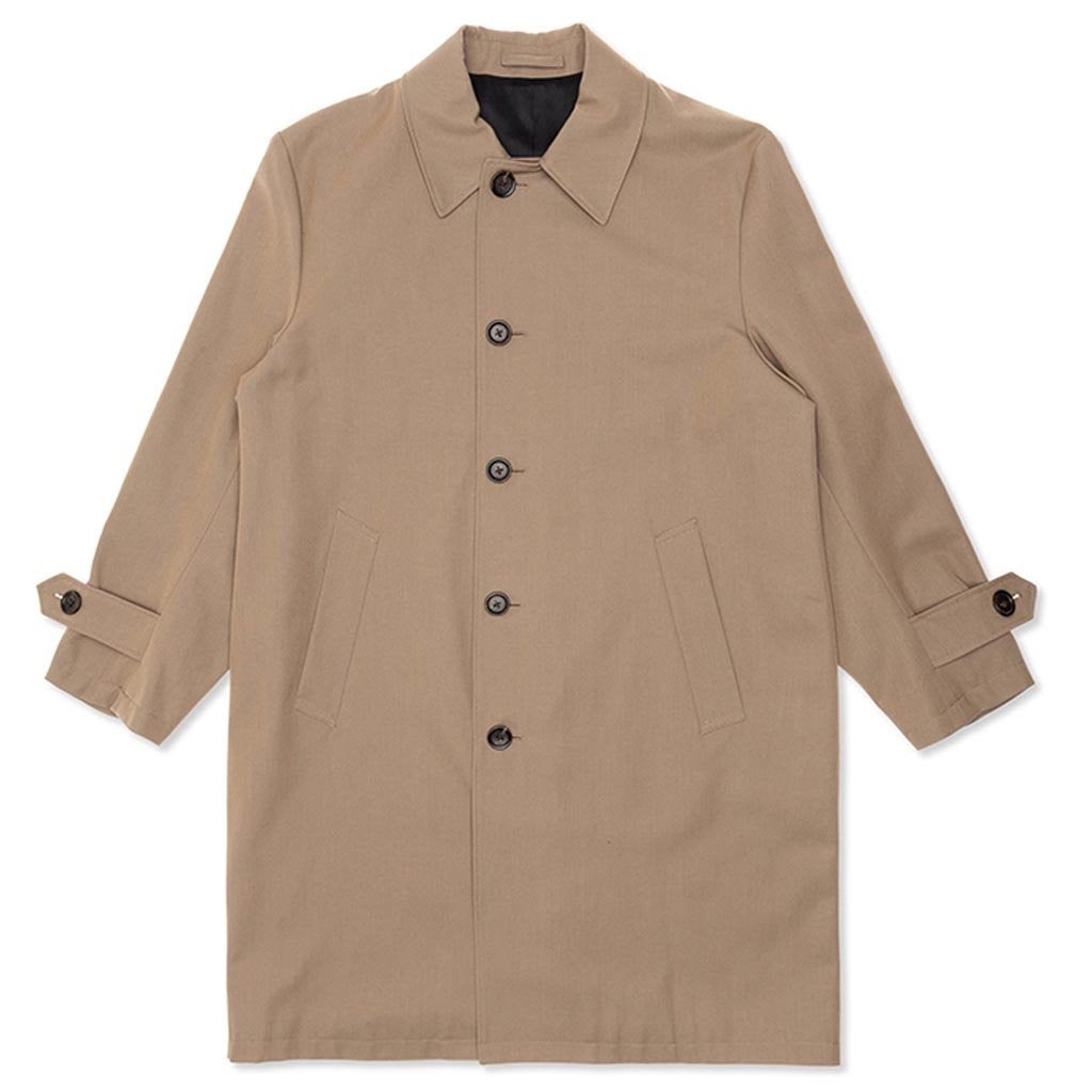 WACKO MARIA BAL COLLAR COAT 'TYPE 1' - BEIGE - 1