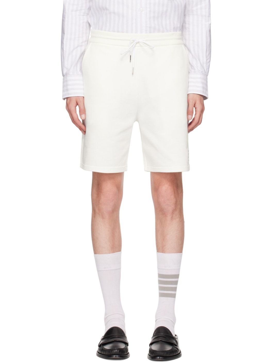 Off-White Mid-Thigh Shorts - 1