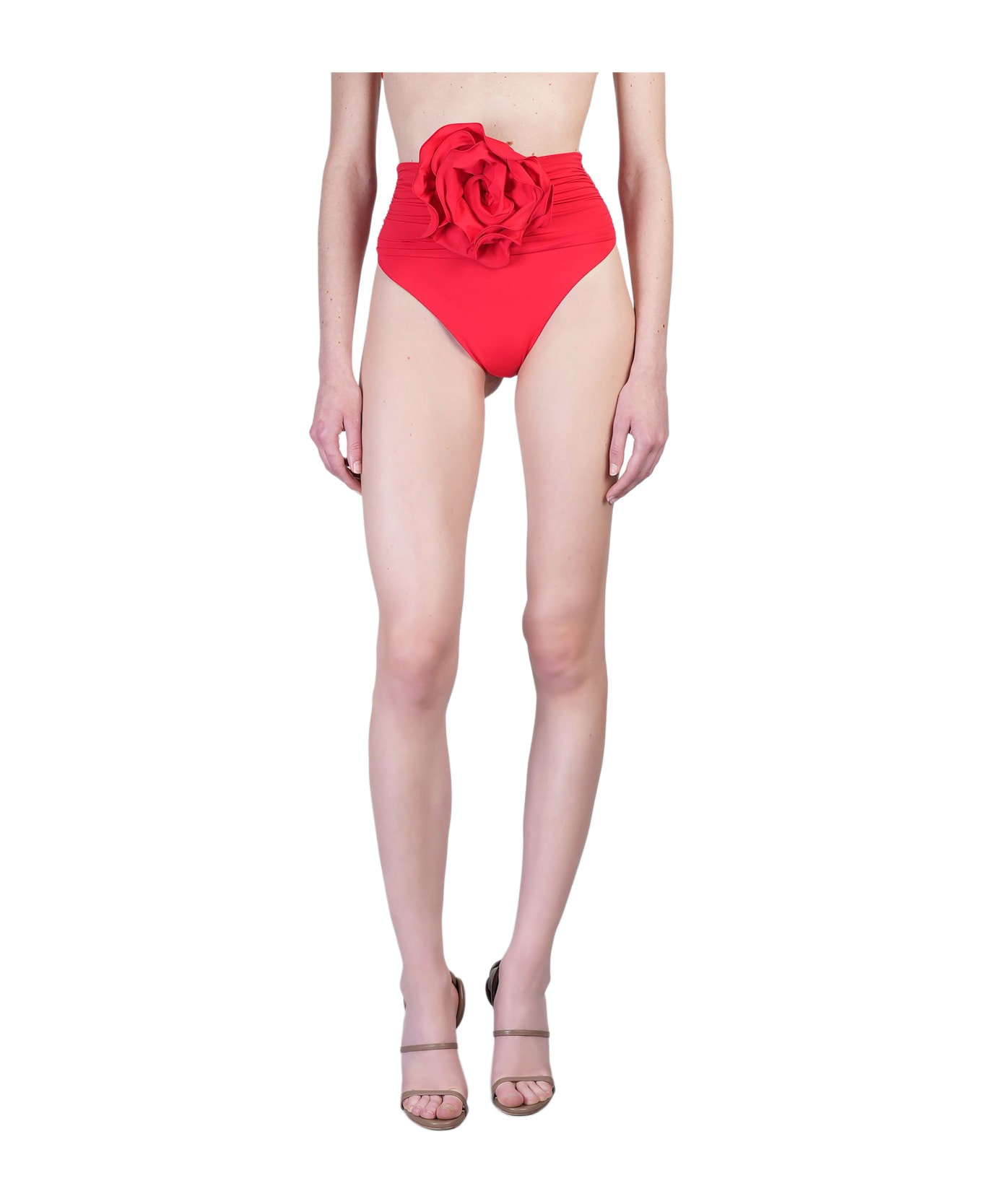 Swim Bottom 01 Beachwear In Red Polyamide - 1